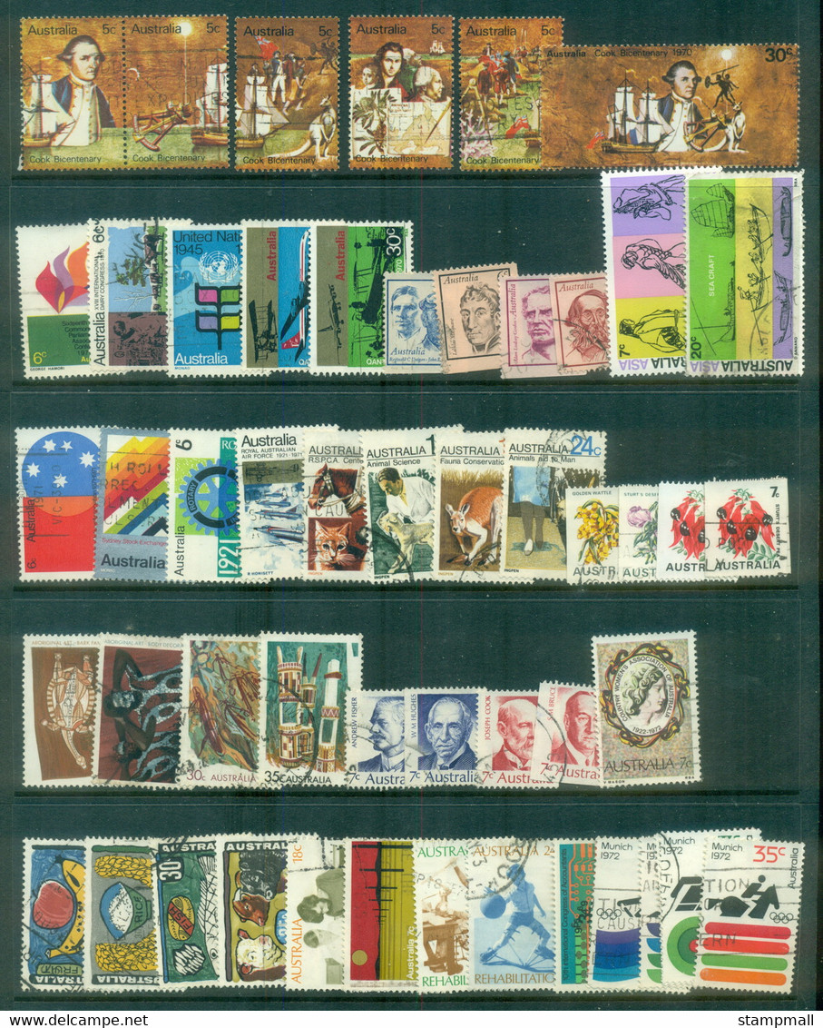 Australia 1966 To 79 Decimal Selection Mint & Used 5 Scans - Collections