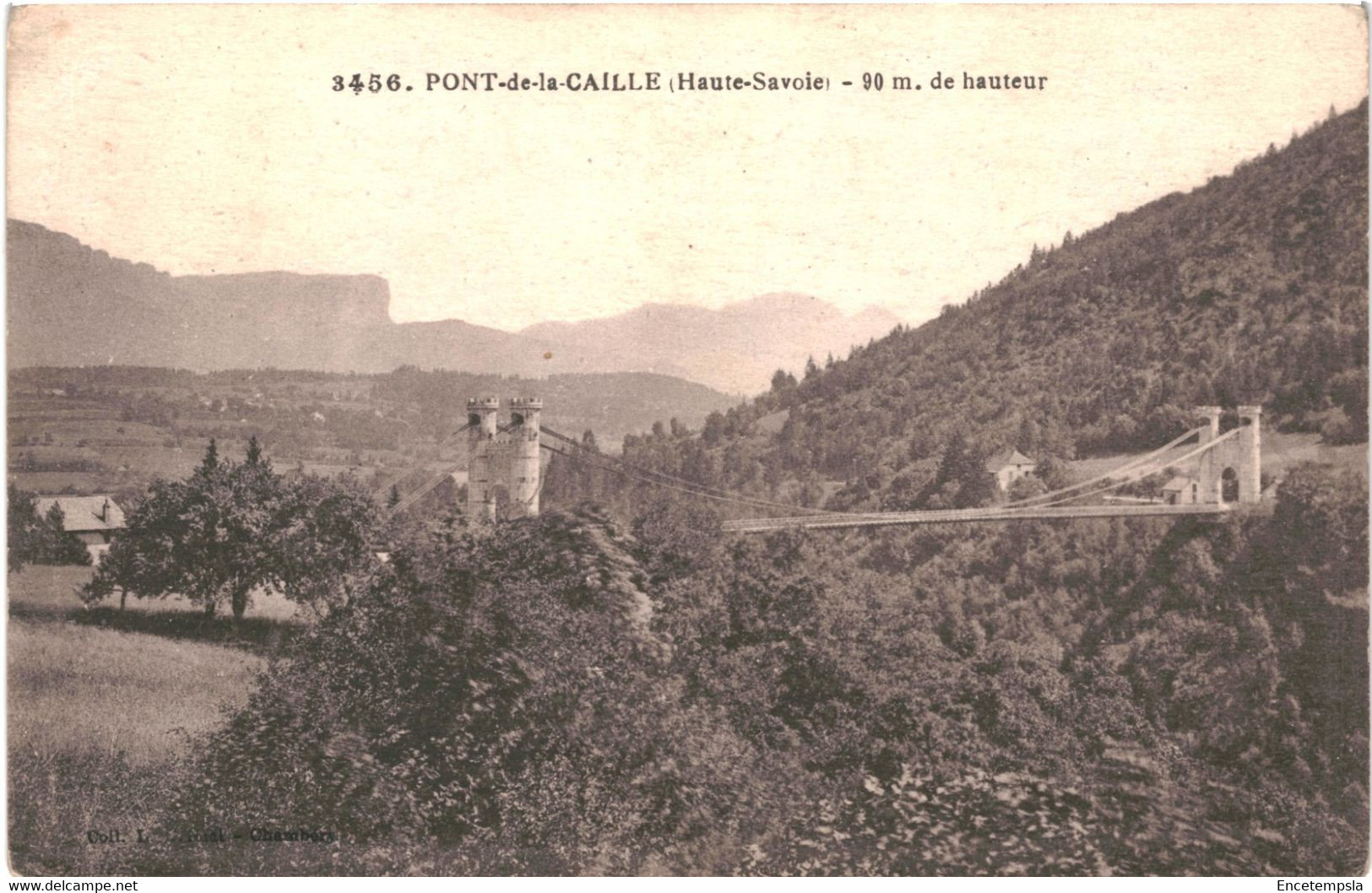 CPA Carte Postale France   Allonzier   Pont De La Caille    VM62546 - Saint-Julien-en-Genevois