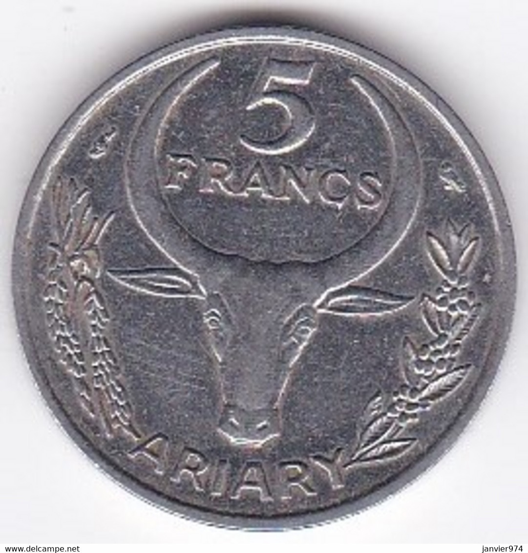 Madagascar 5 Francs 1967 , En Acier , KM# 10 - Madagaskar