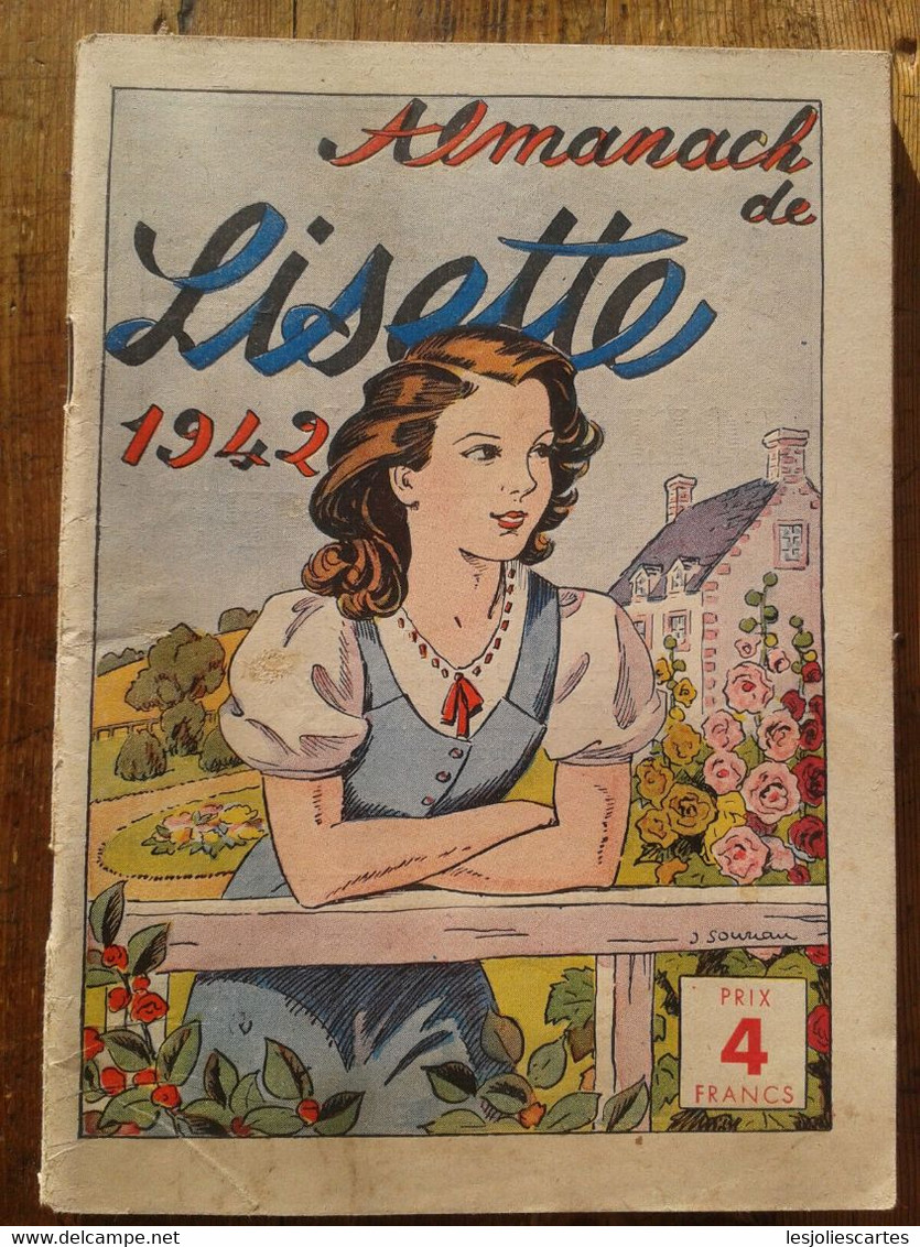 L'ALMANACH DE LISETTE 1942 - Lisette