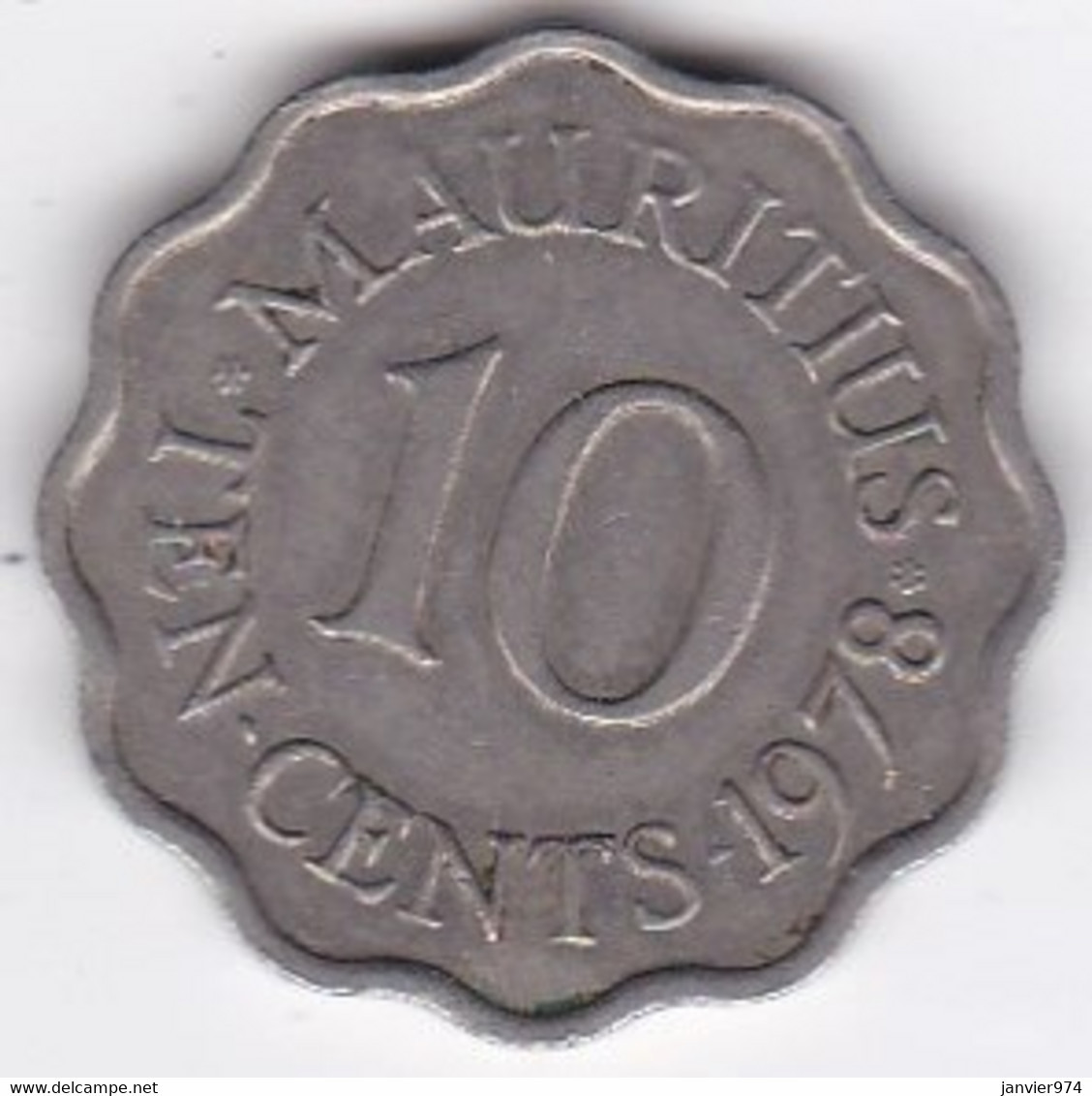 Ile Maurice 10 Cents 1978 Elizabeth II. KM# 33 - Maurice