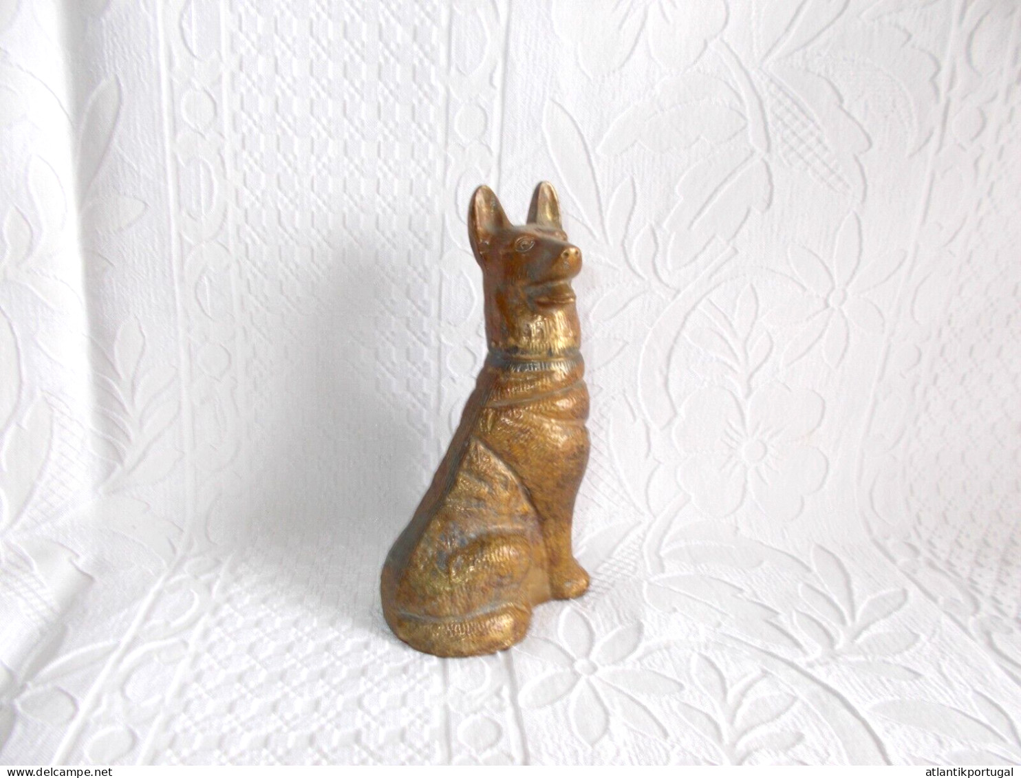 Deutscher Schäferhund. Sculptur Figur Bronze - Bronzes