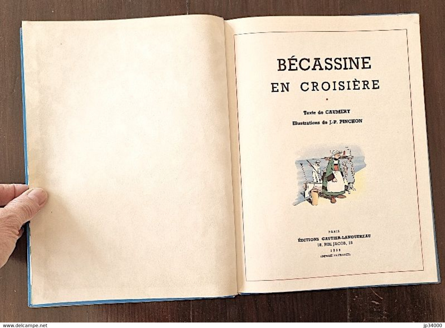 BECASSINE En Croisiere (1958). Editions GAUTIER - LANGUEREAU - Bécassine