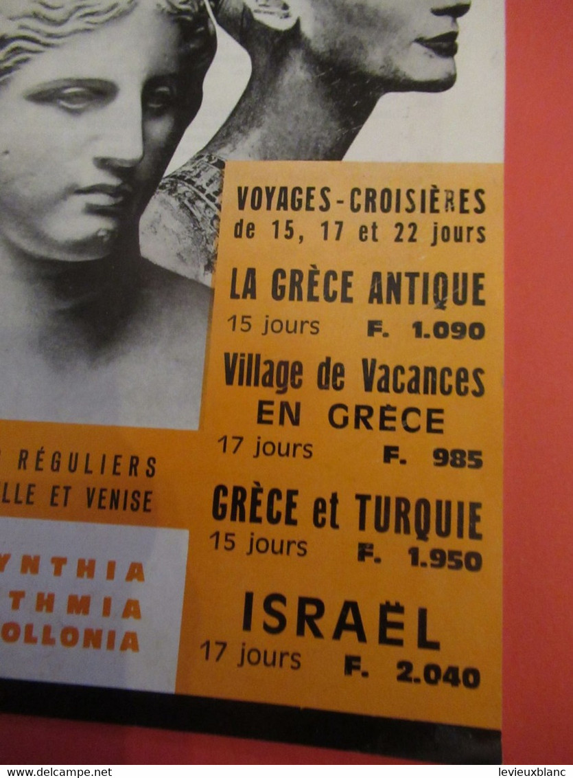 Hellenic Mediterranean Lines /Tarifs/ La Méditerranée GRECE-TURQUIE-ISRAEL/Voyages -Croisières/1970       PGC469 - Reiseprospekte