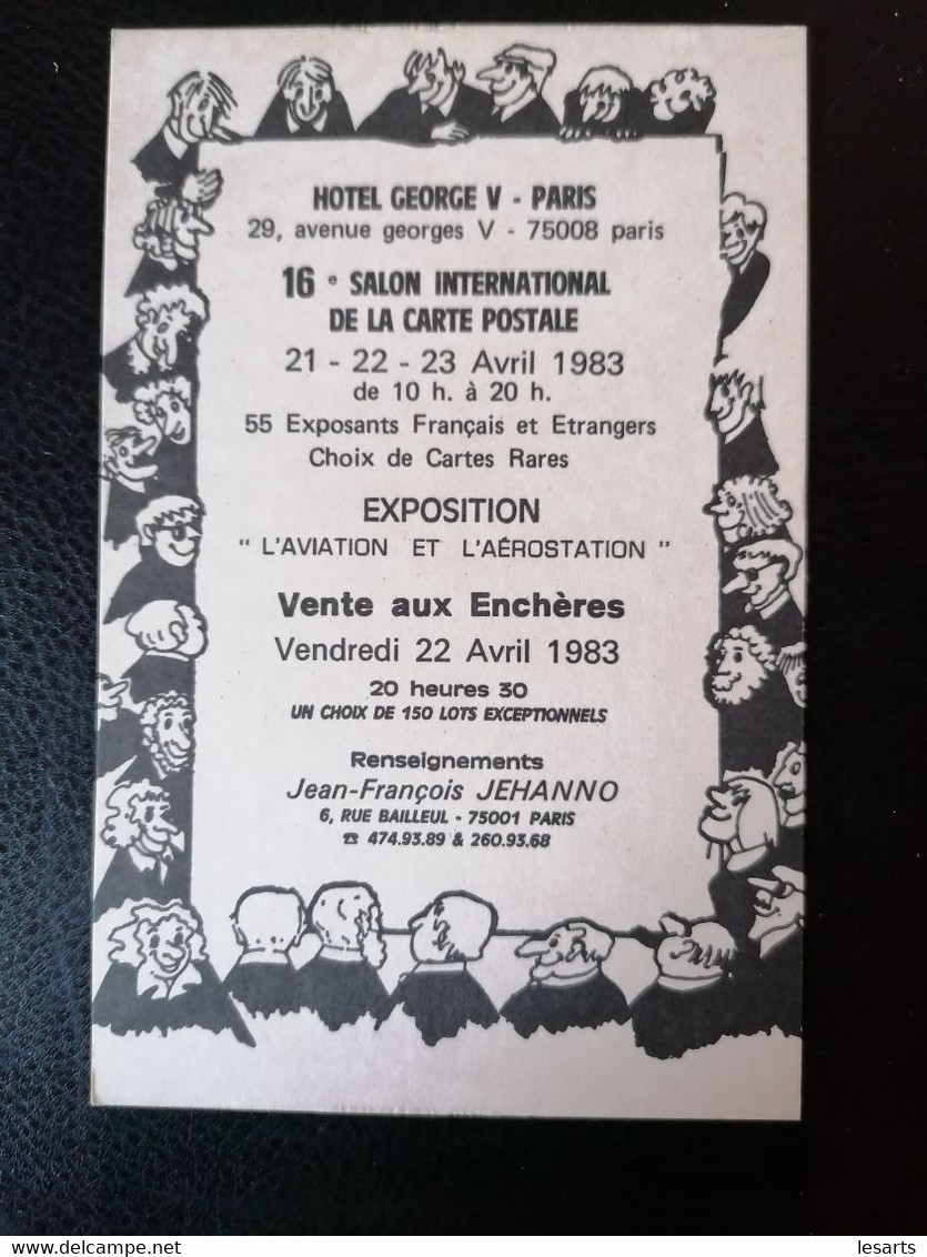 Salon International De La Carte Postale. Avril 1983. Edt Jehanno. - Sammlerbörsen & Sammlerausstellungen