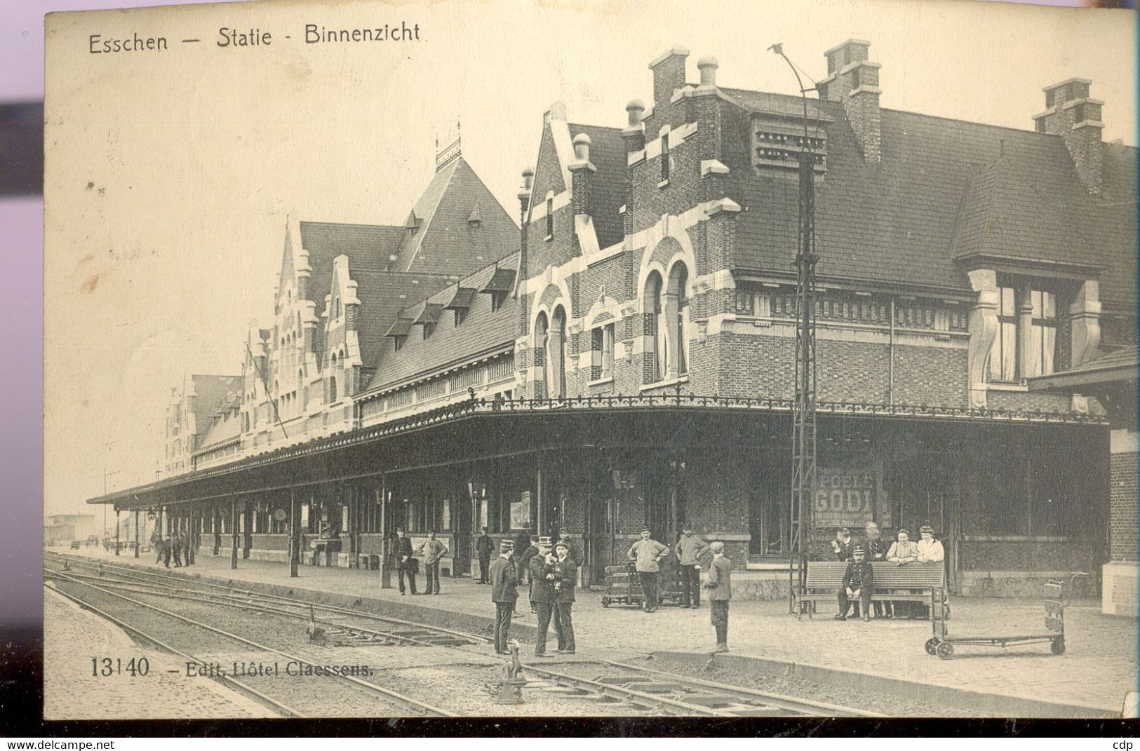 Cpa Esschen   Gare  1920 - Heerlen