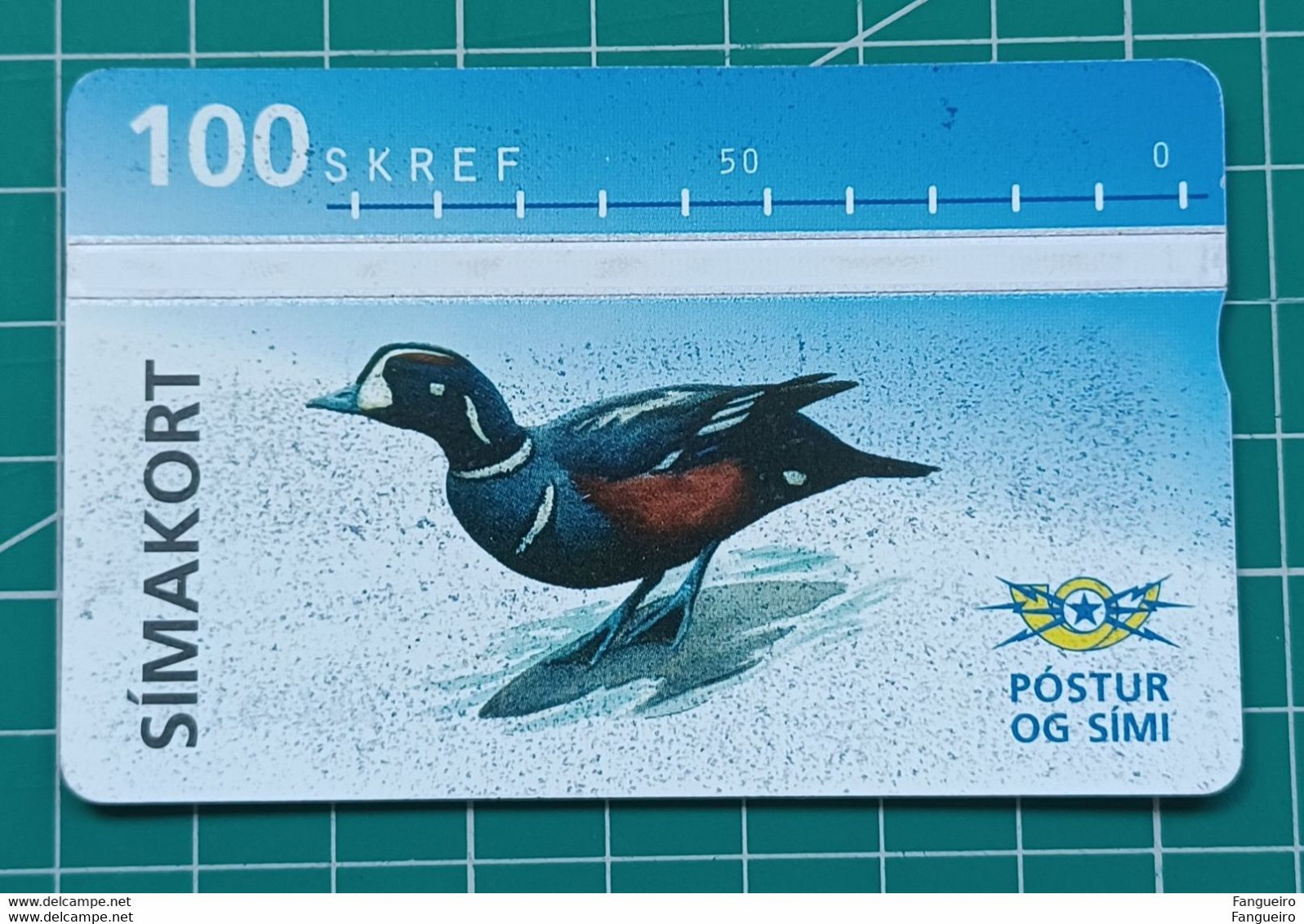 ICELAND USED PHONECARD BIRD 411L - Islandia