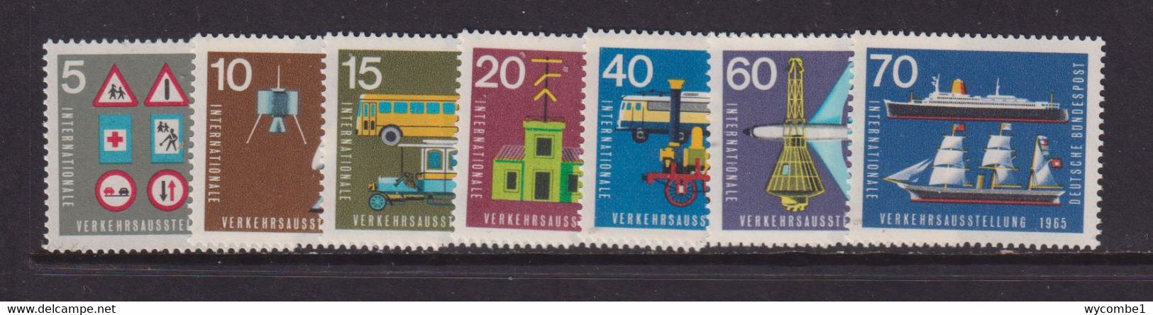 WEST GERMANY  -  1965 Transport Exhibition Set Never Hinged Mint - Ungebraucht