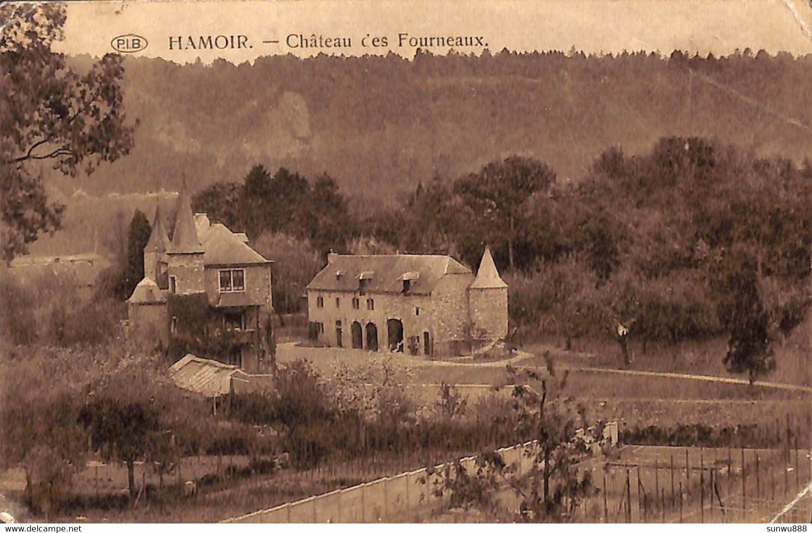 Hamoir - Château Des Fourneaux (Edit. Cornet Pladys Coiffeur 1929) - Hamoir