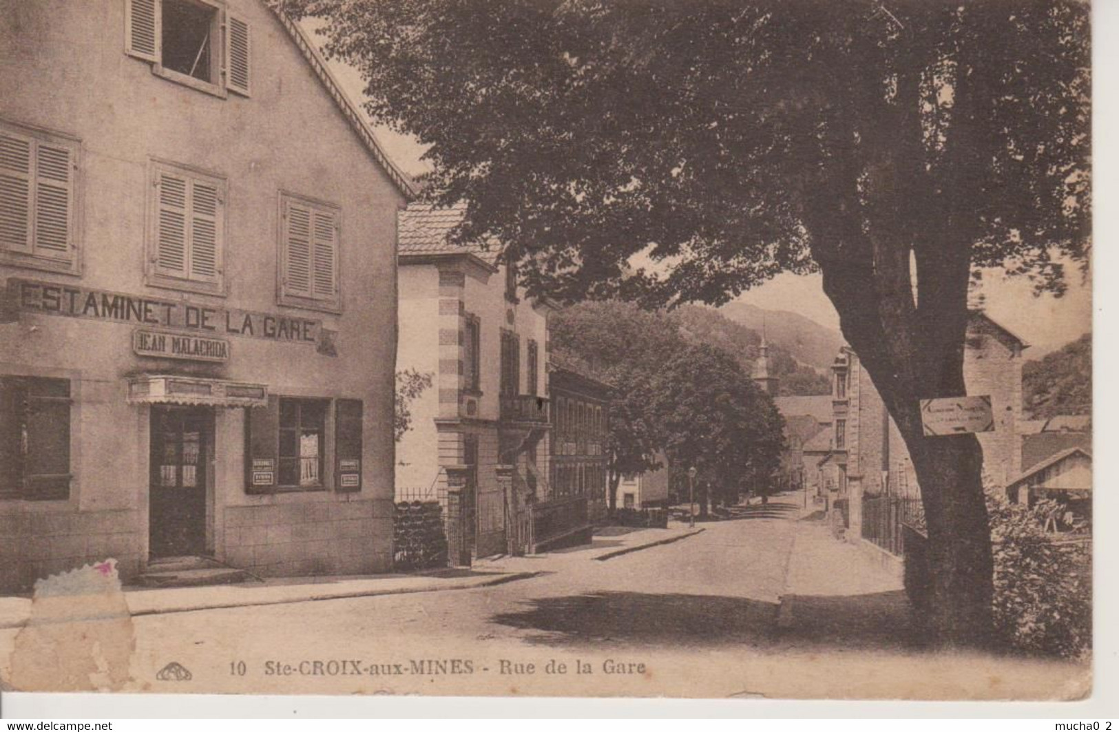 68 - SAINTE CROIX AUX MINES - RUE DE LA GARE - Sainte-Croix-aux-Mines