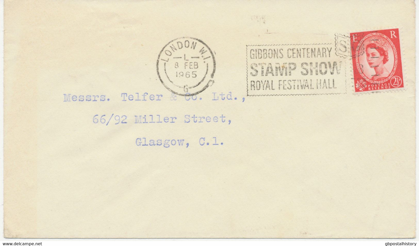 GB 1965 Special Event Postmark + 3 Different Slogans „STANLEY GIBBONS CATALOGUE CENTENARY“ Stamp Show In The Royal Festi - Lettres & Documents