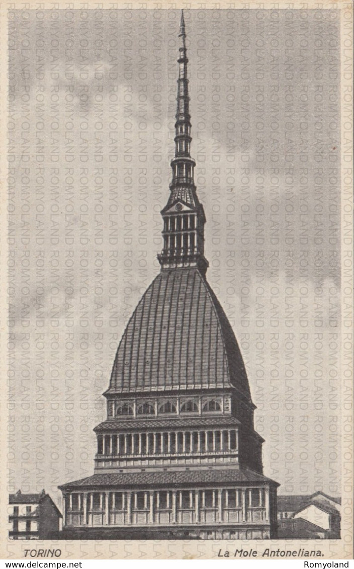 CARTOLINA  TORINO,PIEMONTE,LE MOLLE ANTONELIANA-STORIA,MEMORIA,CULTURA,RELIGIONE,IMPERO ROMANO,NON VIAGGIATA - Mole Antonelliana