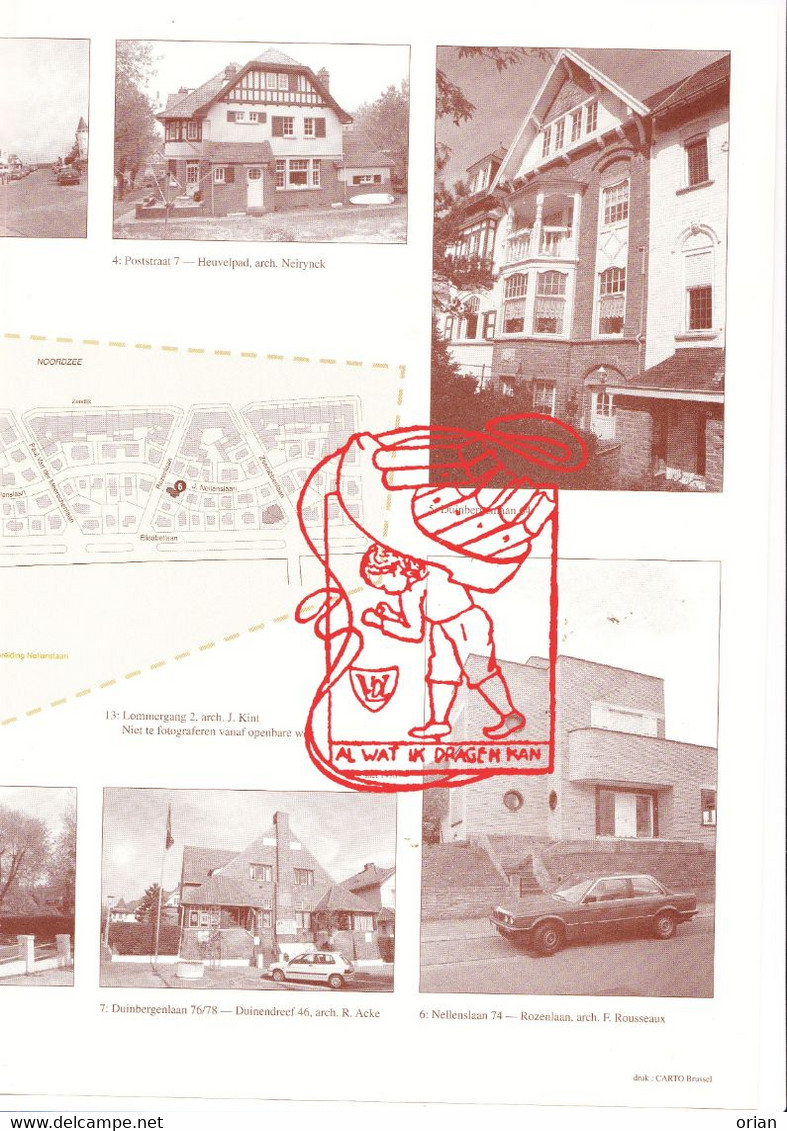 Waardevol Tijdschrift St-Lucasarchief Brussel 1995 / Inventaris Bouwkundig Erfgoed Villawijken Knokke-Heist & Duinbergen