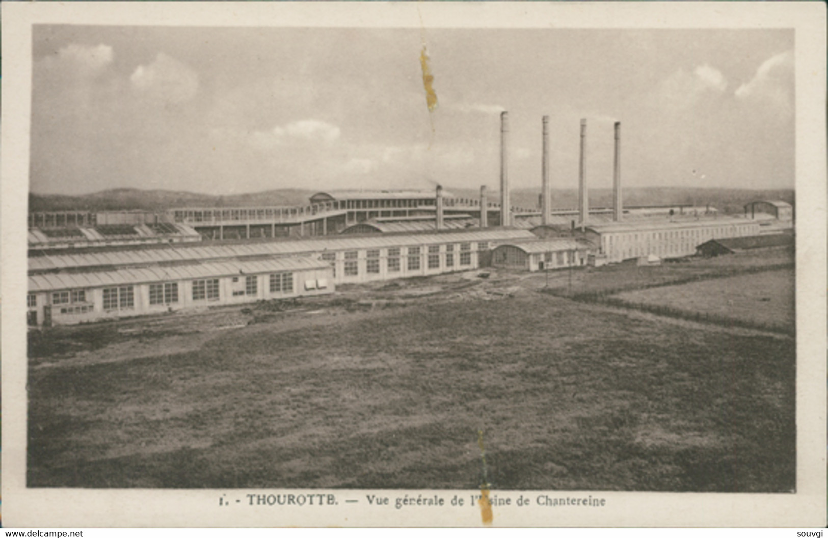 60 THOUROTTE / Vue Générale De L'Usine De Chantereine / - Thourotte