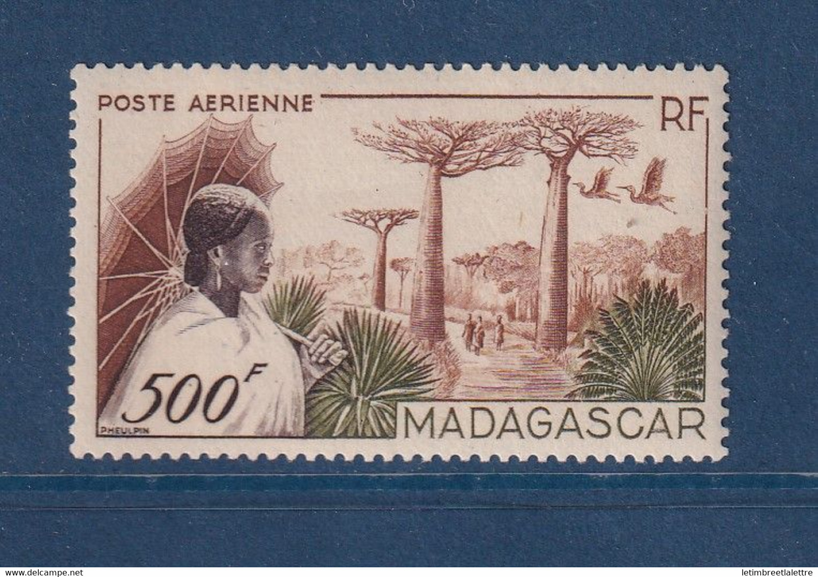 ⭐ Madagascar - Poste Aérienne - YT N° 73 * - Neuf Avec Charnière ⭐ - Aéreo