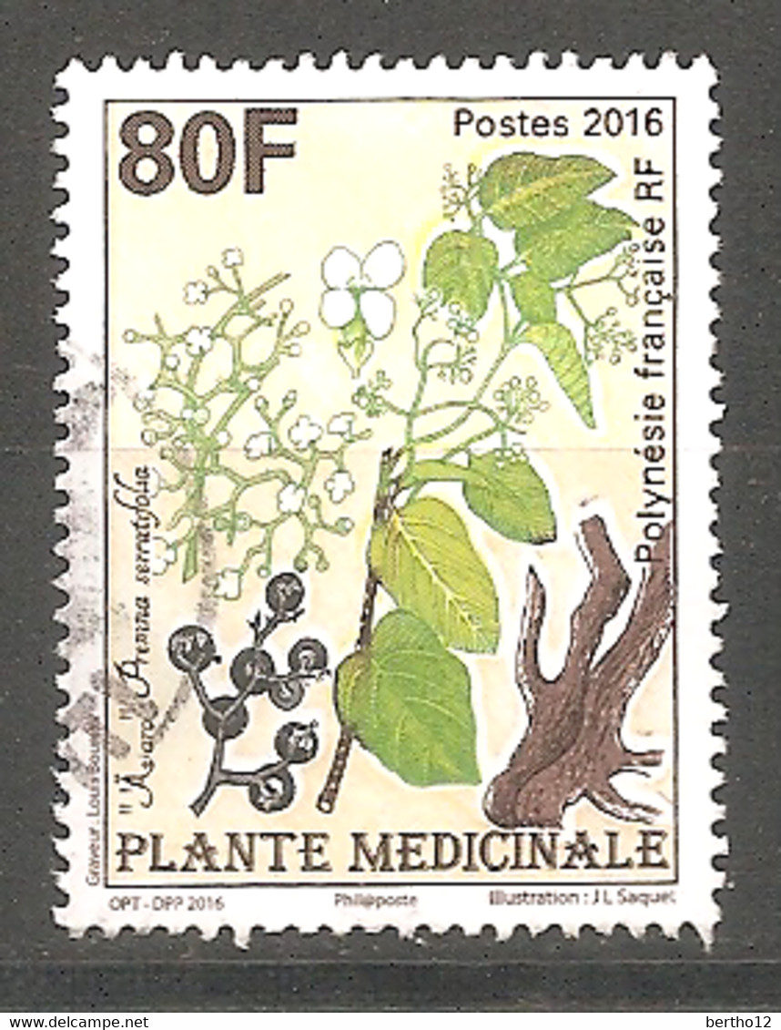 Polynesie 2016 - Plante Medicinale - Oblitérés