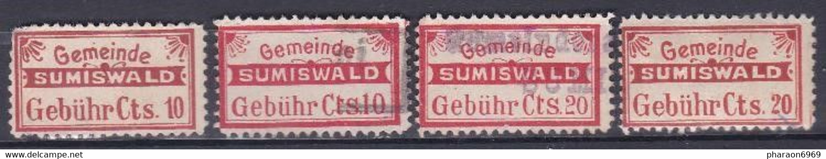 Gemeinde Sumiswald - Revenue Stamps