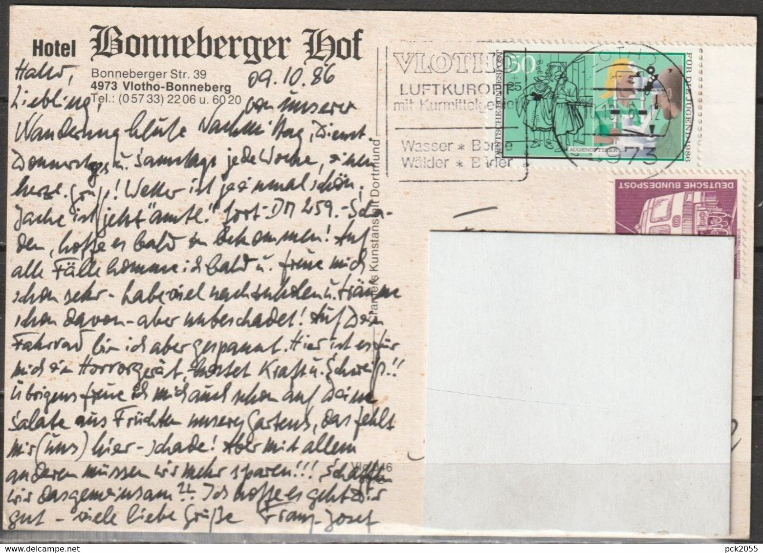 Vlotho Bonneberger Hof Gebraucht 1986 ( AK 3193 )  Günstige Versandkosten - Vlotho
