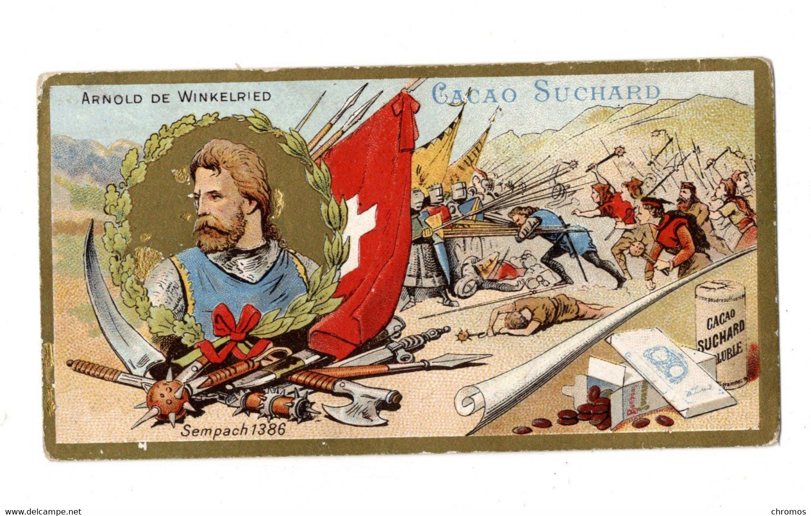 Chromo Suchard, 59 / 3, Berühmte Kriegsmänner,  Hommes De Guerre Célèbres, Winkelried, Suisse - Suchard