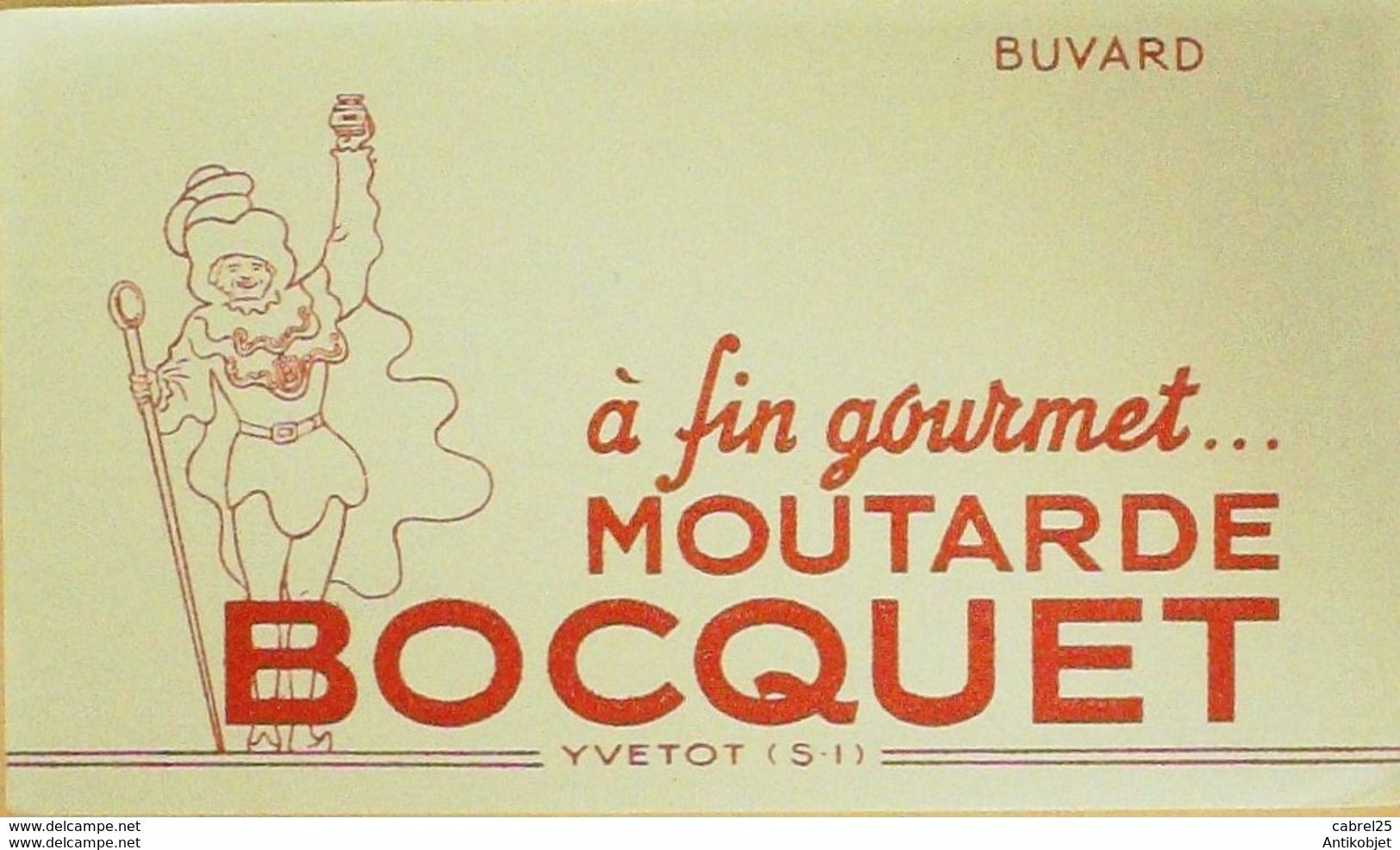 Buvard BOCQUET Moutarde - O