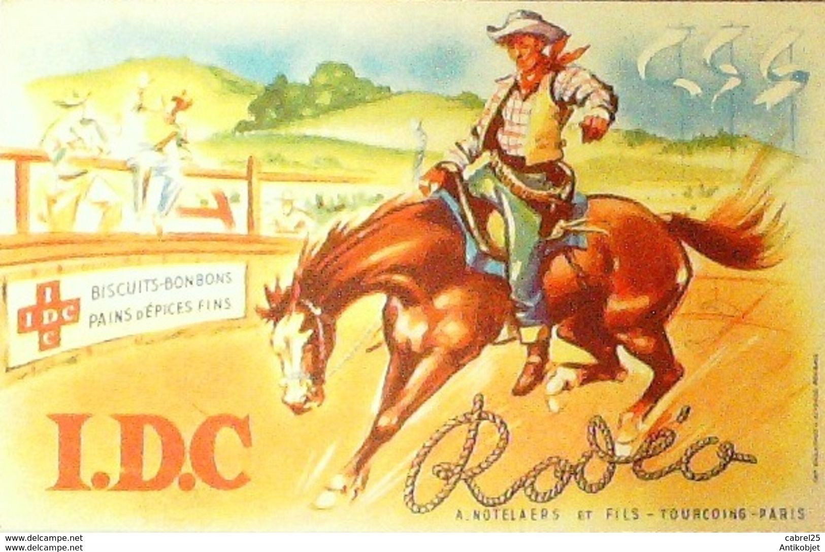 Buvard RODEO Biscuiterie - Cake & Candy