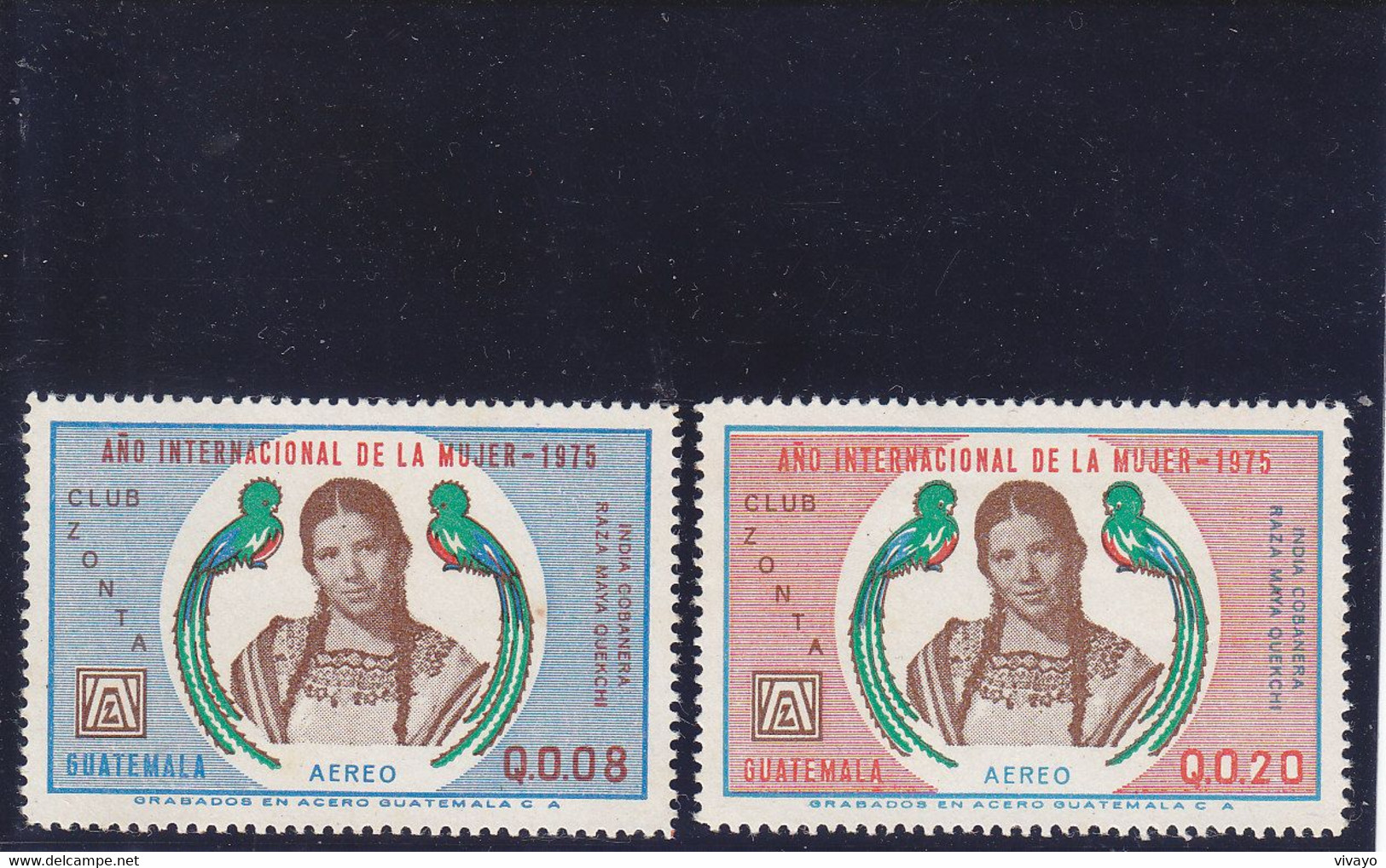 GUATEMALA - ** / MNH - 1975 - INTERNATIONAL WOMENS YEAR - Mi. 1011/1012 - Guatemala