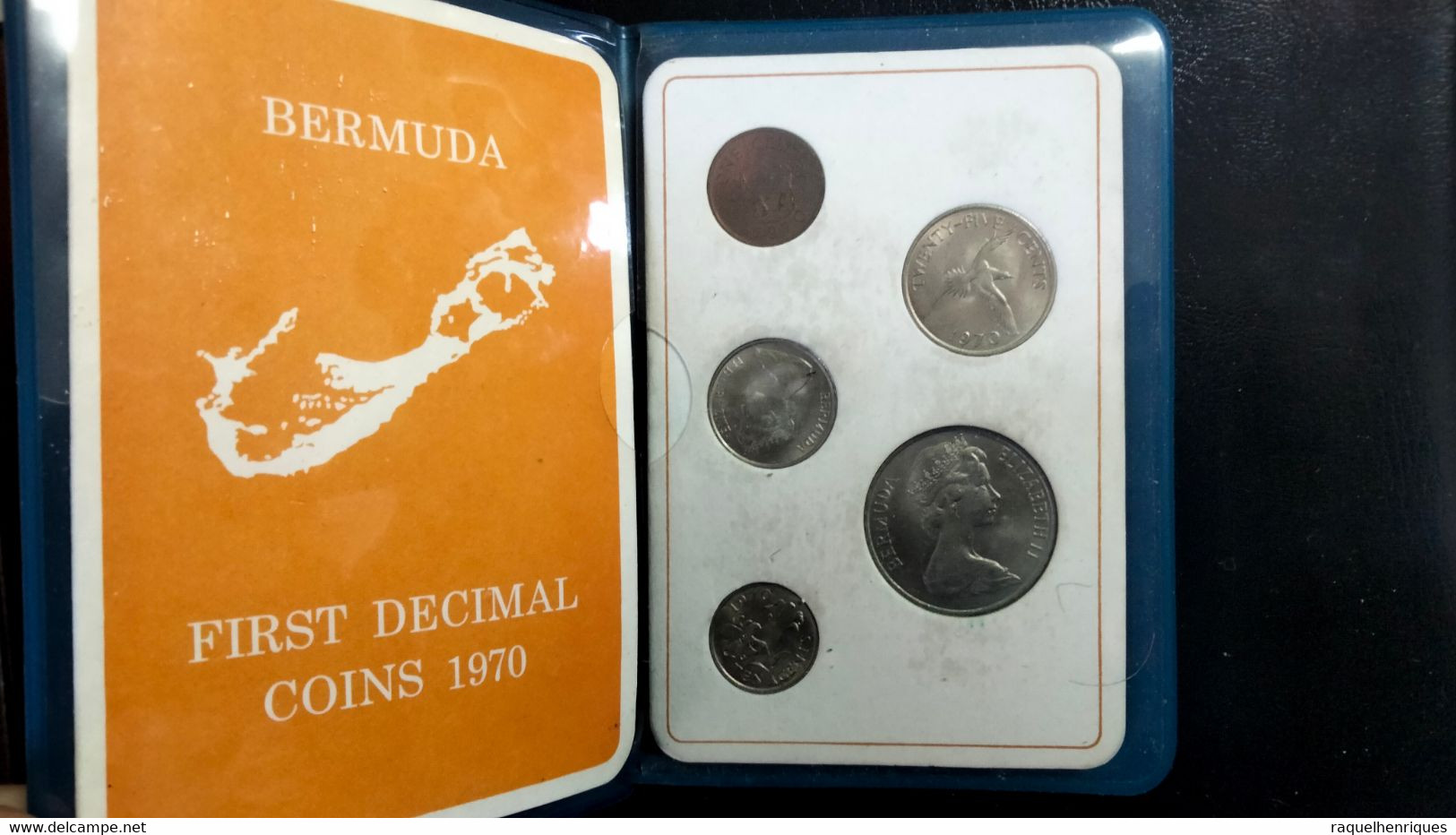 BERMUDA COIN SET 1970 - FIRST DECIMAL COINS 1970 (PLB#02-37) - Bermuda