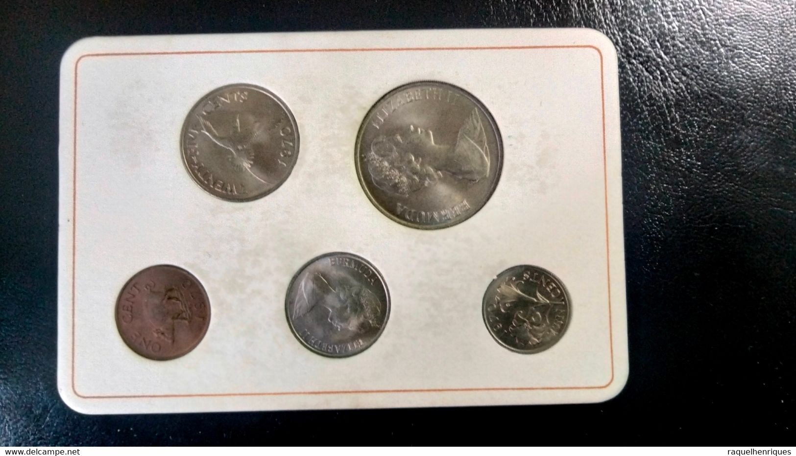 BERMUDA COIN SET 1970 - FIRST DECIMAL COINS 1970 (PLB#02-37) - Bermudes