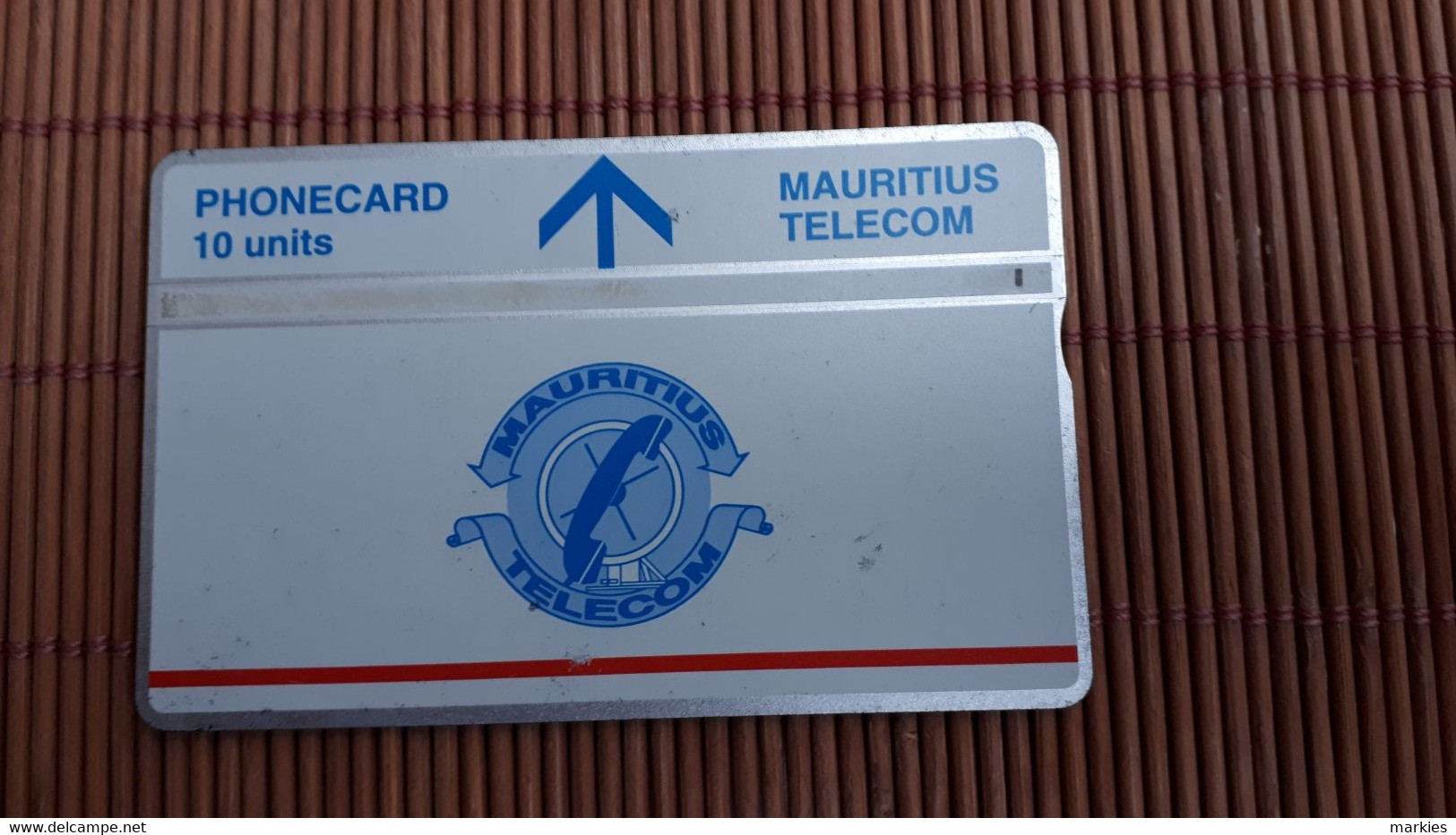 Landis & Gyr  Mauritius 10 Units 502 B Used  Rare - Mauritius