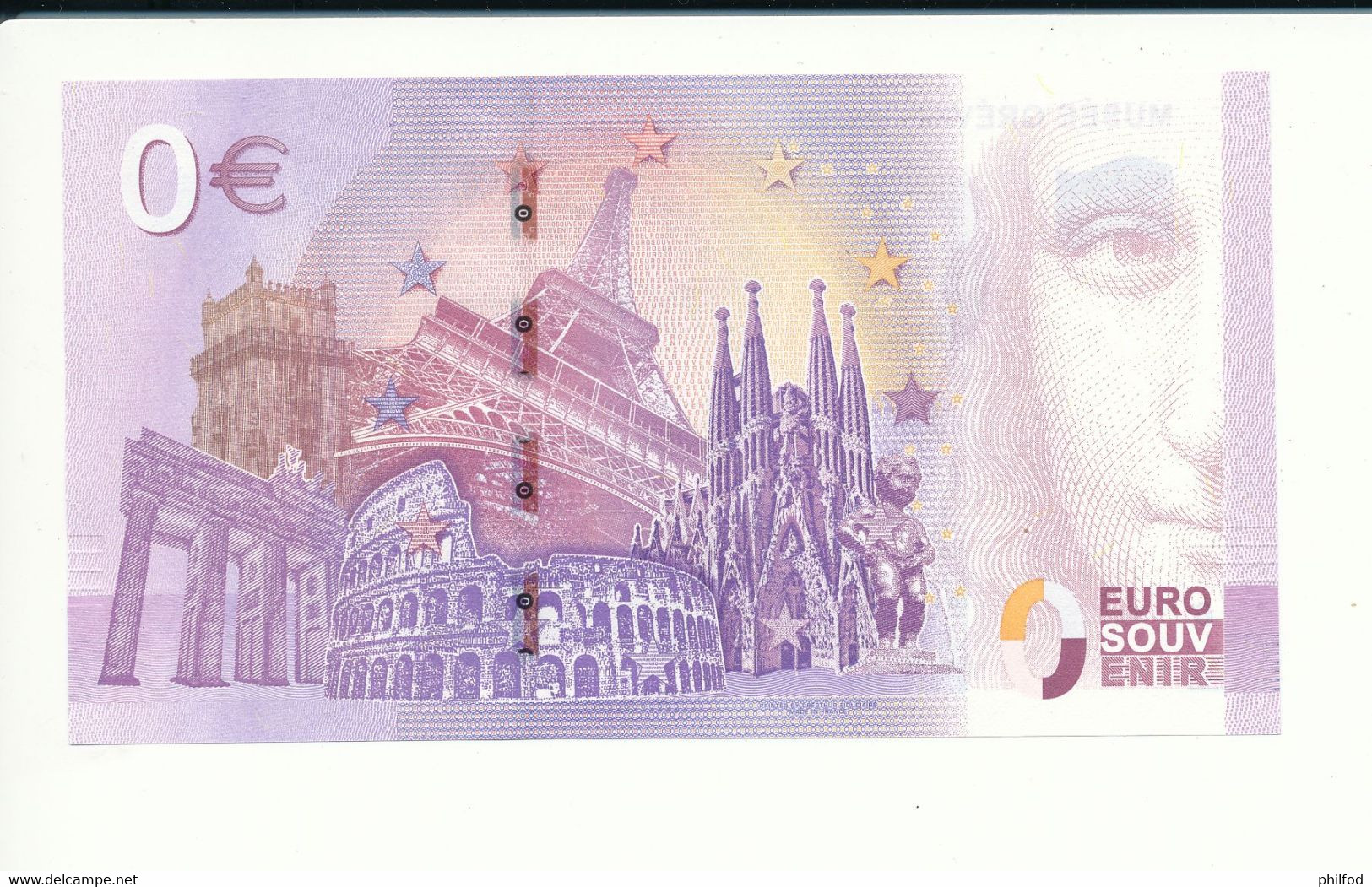 Billet Touristique 0 Euro - MUSEE GREVIN - PARIS - 2020-1 - UEML - N° 681 - Billet épuisé - Autres & Non Classés