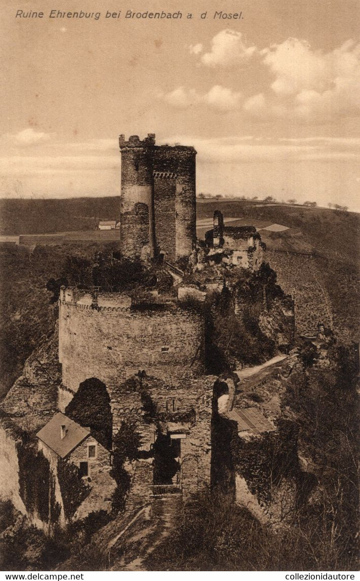 RUINE EHRENBURG BEI BRODENBACH A. D. MOSEL. - CARTOLINA FP NUOVA - Gerolstein