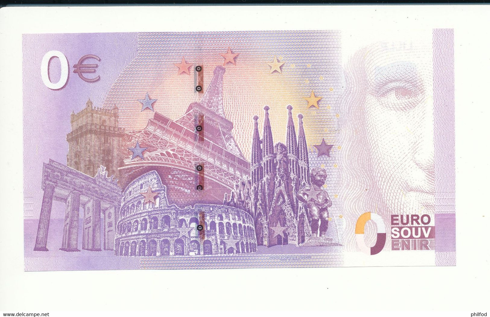 Billet Touristique 0 Euro - LILLE - 2020-1 - UENS - N° 1942 - Autres & Non Classés