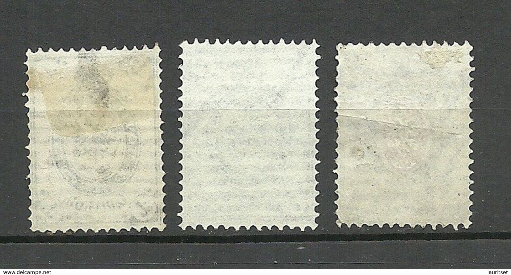 Russland Russia 1866-1889 Michel 18 X & 26 X & 49 X (*) Mint No Gum/ohne Gummi. Mi 26 Has Horizontal Fold! - Ongebruikt