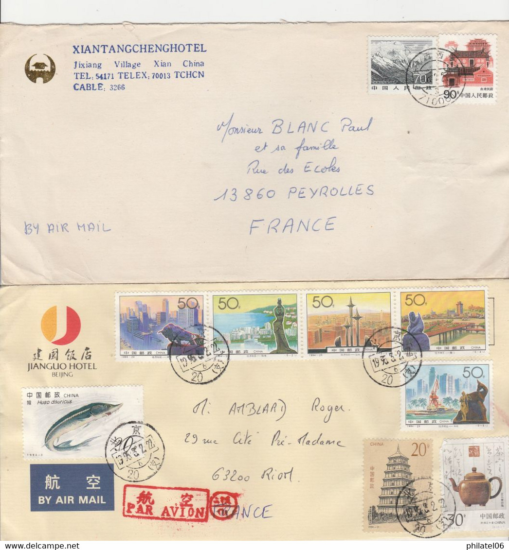 CHINA POSTCARDS AND LETTERS - Lots & Serien