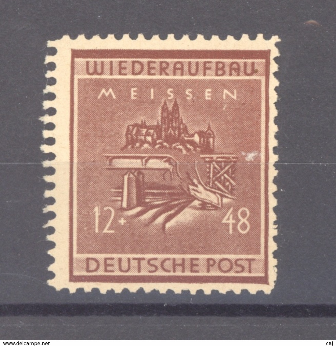 Lokalausgaben  -  Meissen  :  MI 38D  **  Gez.  10 ¾ - Mint