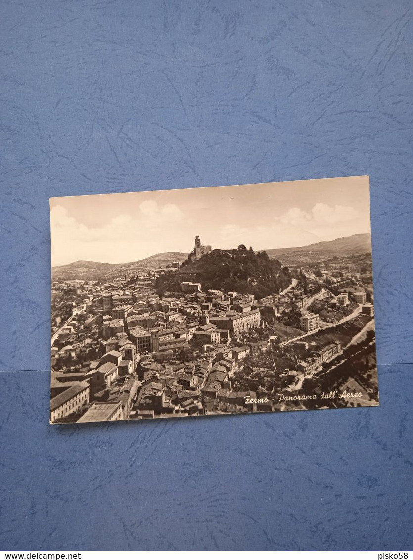 Italia-fermo-panorama Dall'aereo-fg-1964 - Fermo