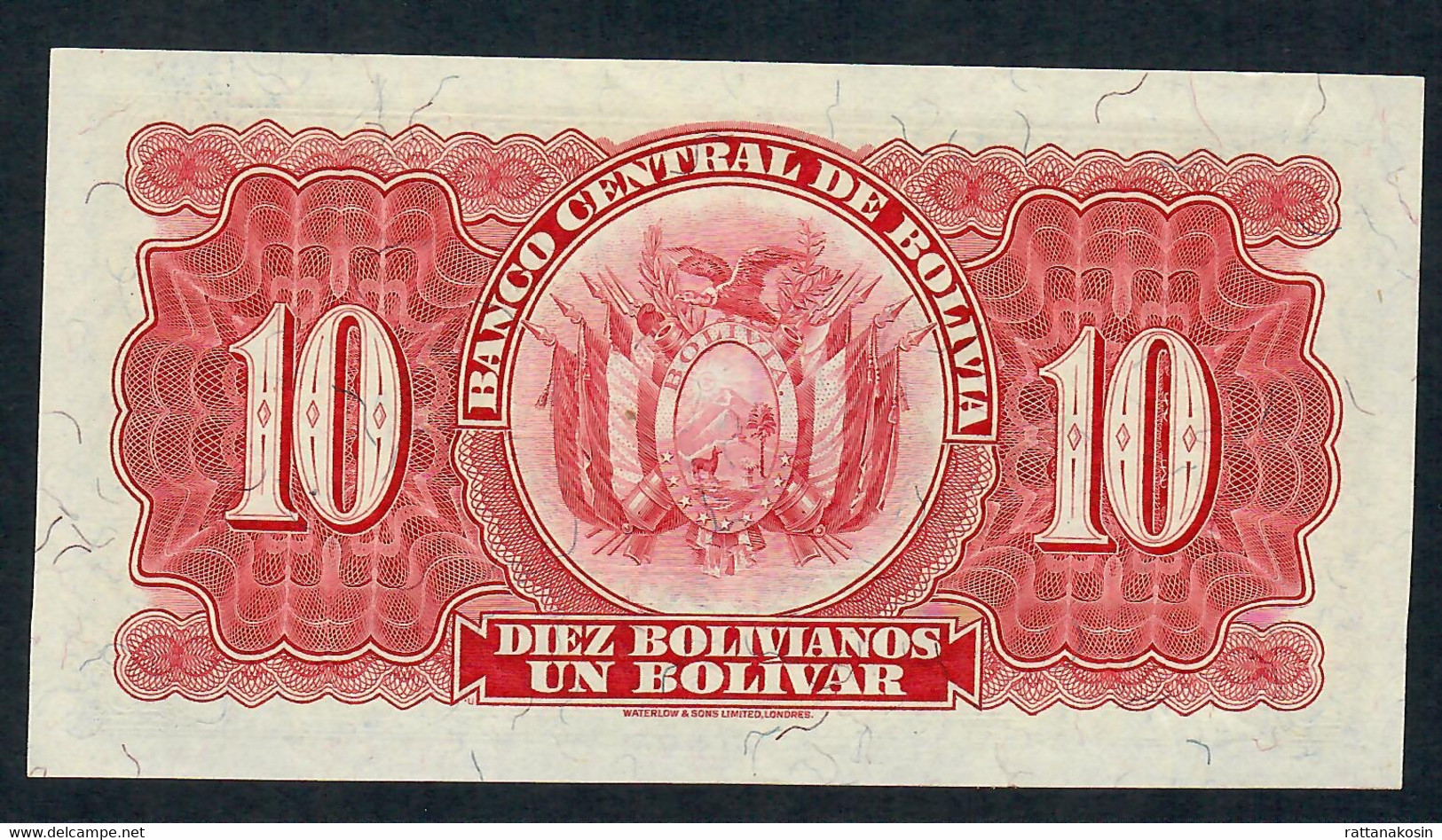 BOLIVIA P130 10 BOLIVIANOS 1928     UNC. - Bolivië