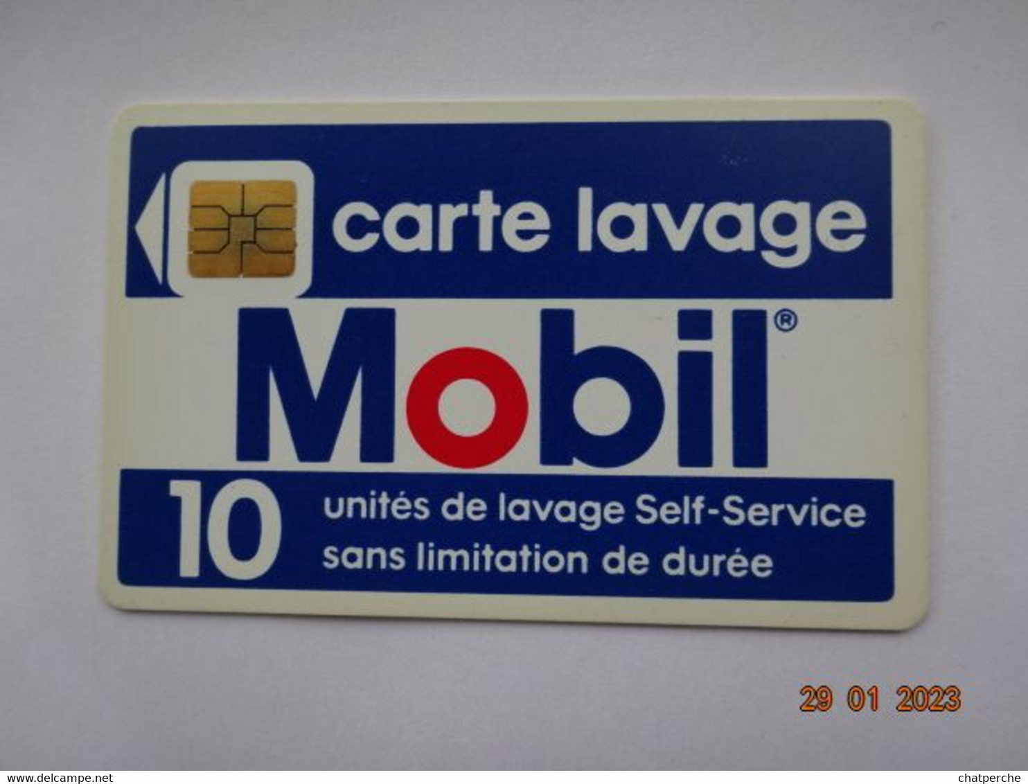 CARTE  A PUCE CHIP CARD CARTE LAVAGE AUTO MOBIL  10 UNITES - Autowäsche