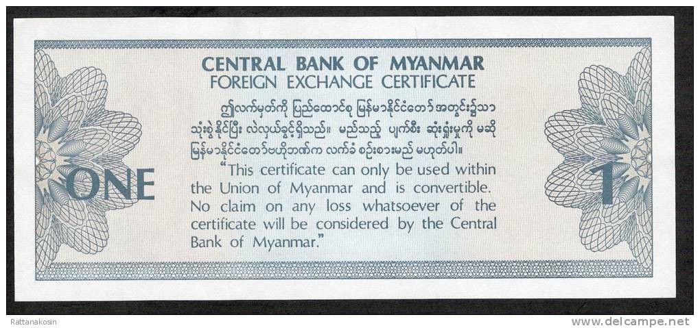 MYANMAR  PFX1   1   KYAT   1993    UNC. - Myanmar