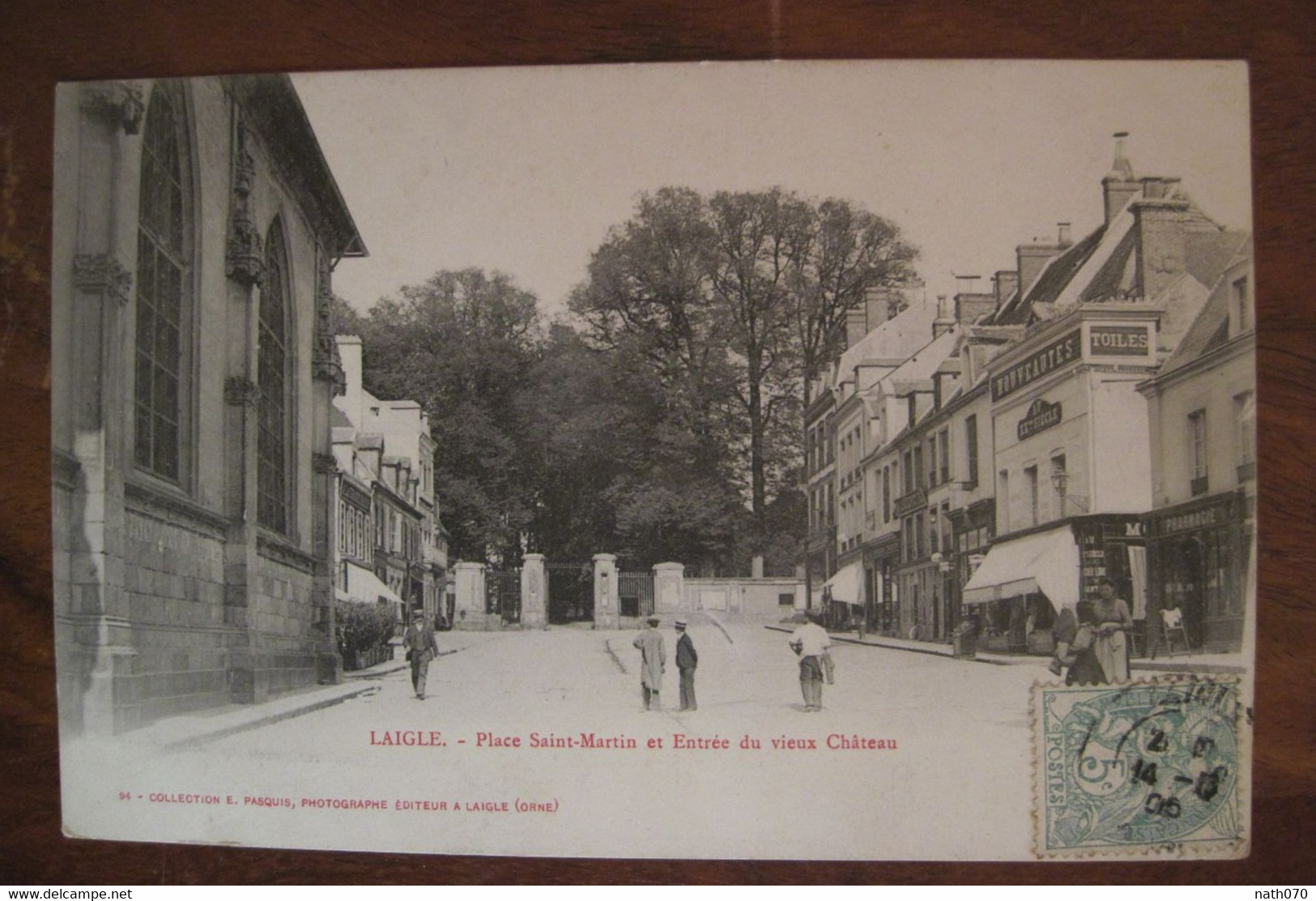 1905 Cpa Laigle Place St Martin Damville Cover - L'Aigle