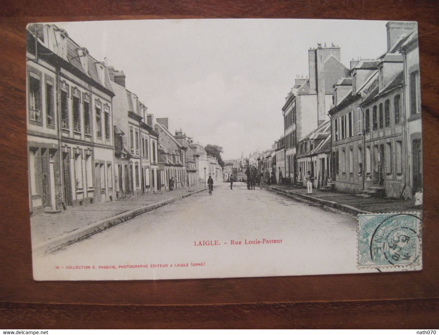 1905 Cpa Rue Louis Pasteur Laigle Damville Cover - L'Aigle