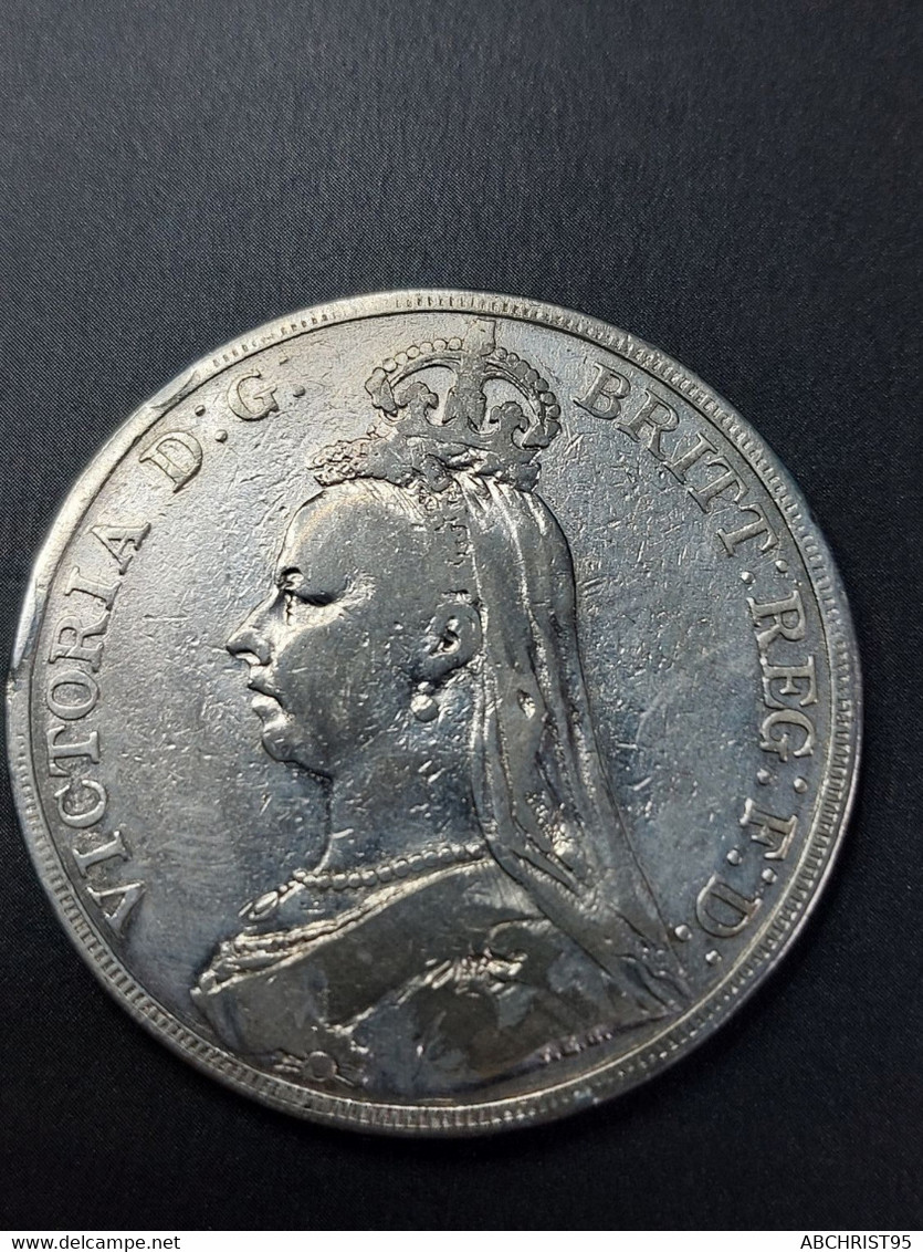 VICTORIA SILVER CROWN 1889 - Other & Unclassified