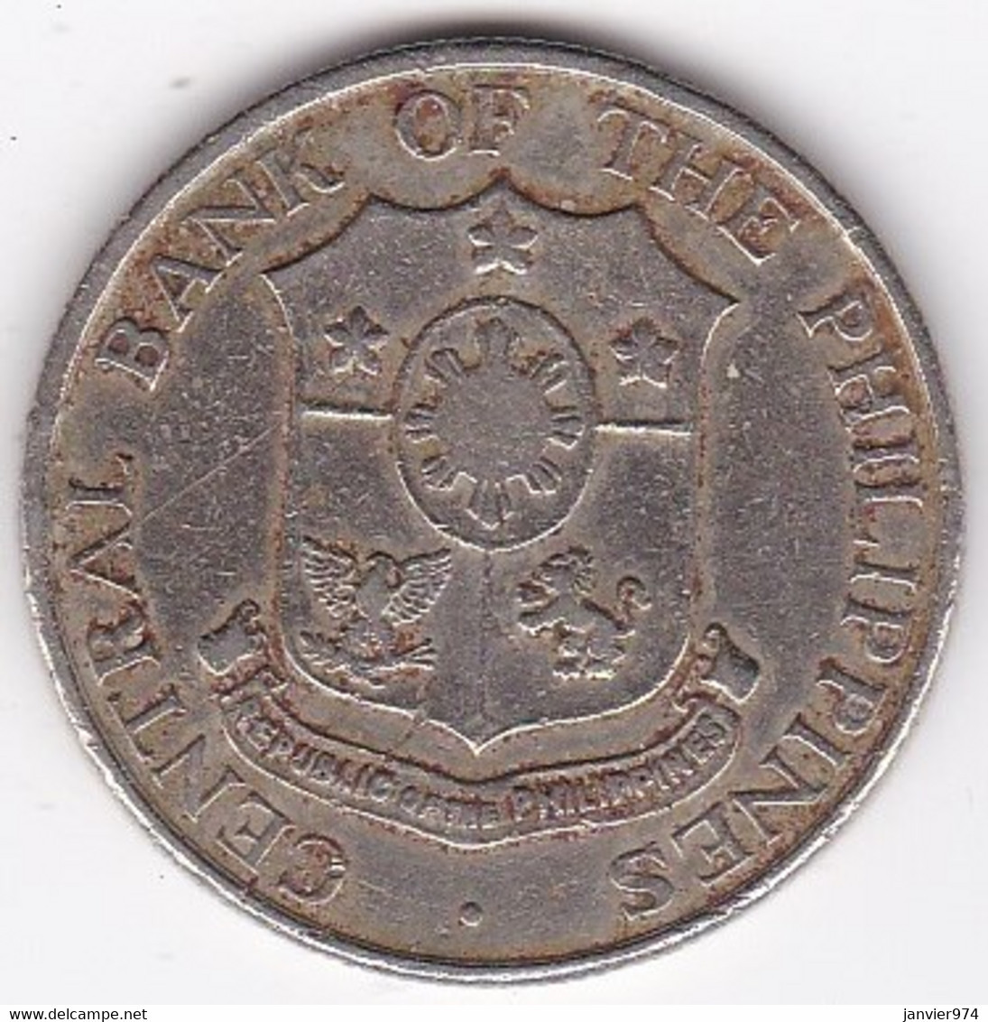 Philippines 50 Centavos 1964, En Nickel Brass, KM# 190 - Filippijnen