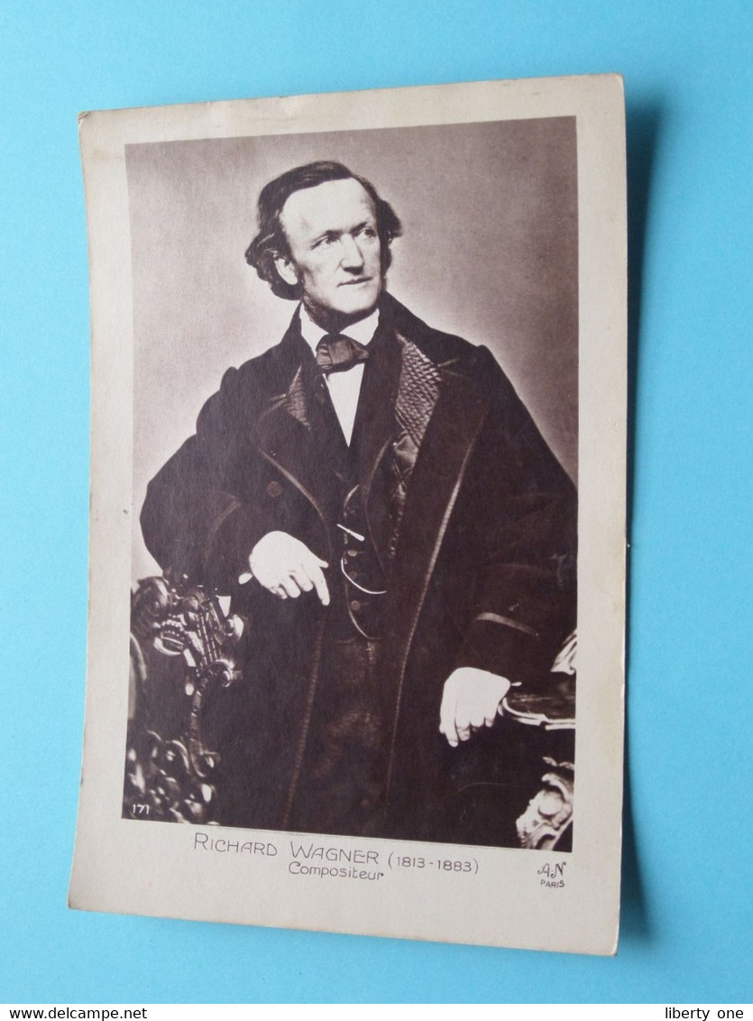 Richard WAGNER ( 1813-1883 ) Compositeur ( Edit.: AN Paris - 171 ) Anno 19?? ( Zie/voir Scans ) ! - Cantanti E Musicisti