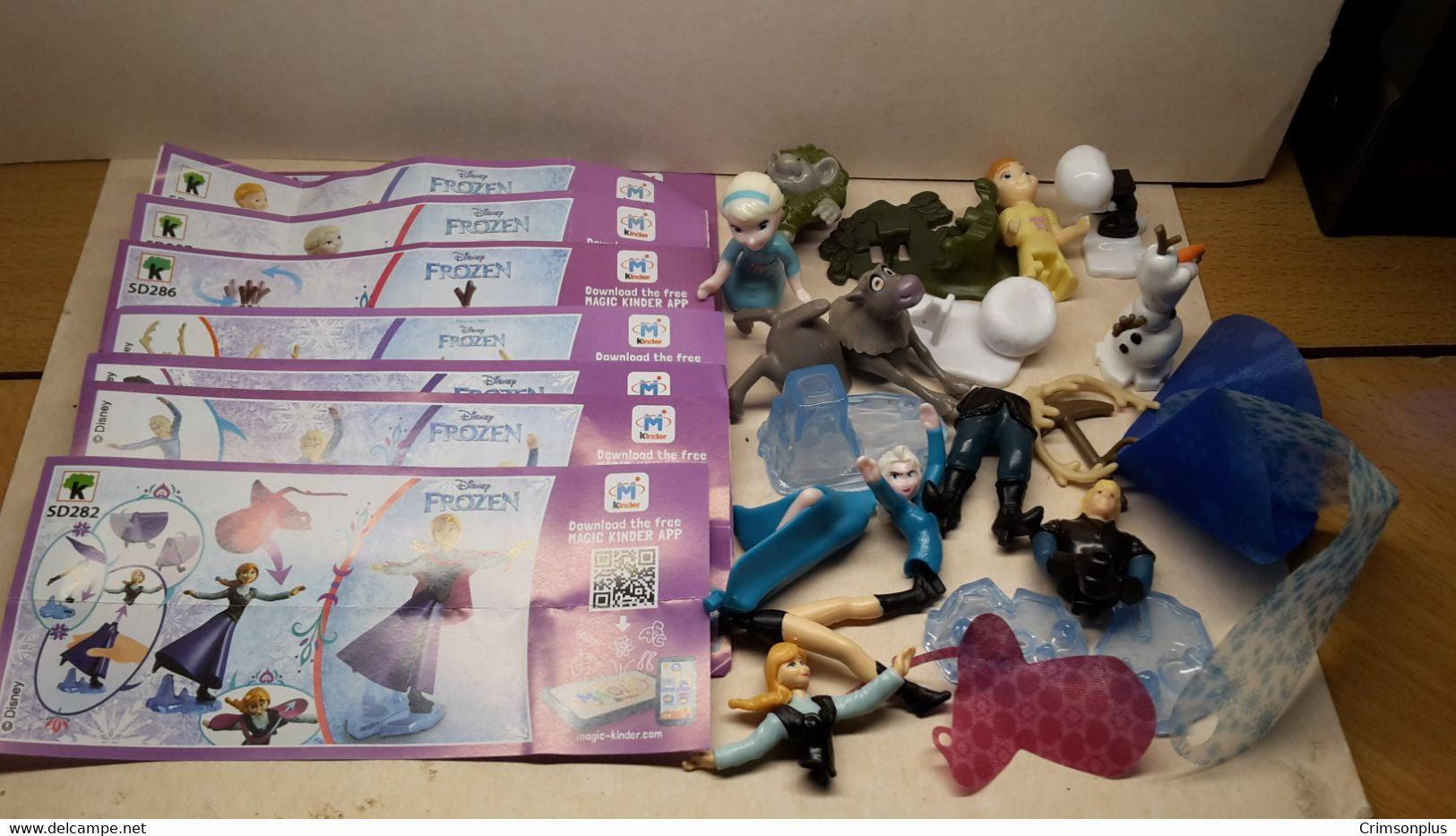 2016 Ferrero - Kinder Surprise - Frozen - Complete Set + 8 BPZ's - Monoblocchi