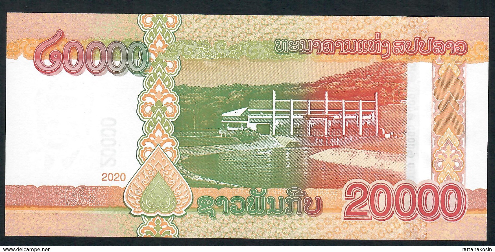 LAOS NLP 20000 Or 20.000 KIP  DATED 2020 ISSUED 2022 #AA UNC. - Laos