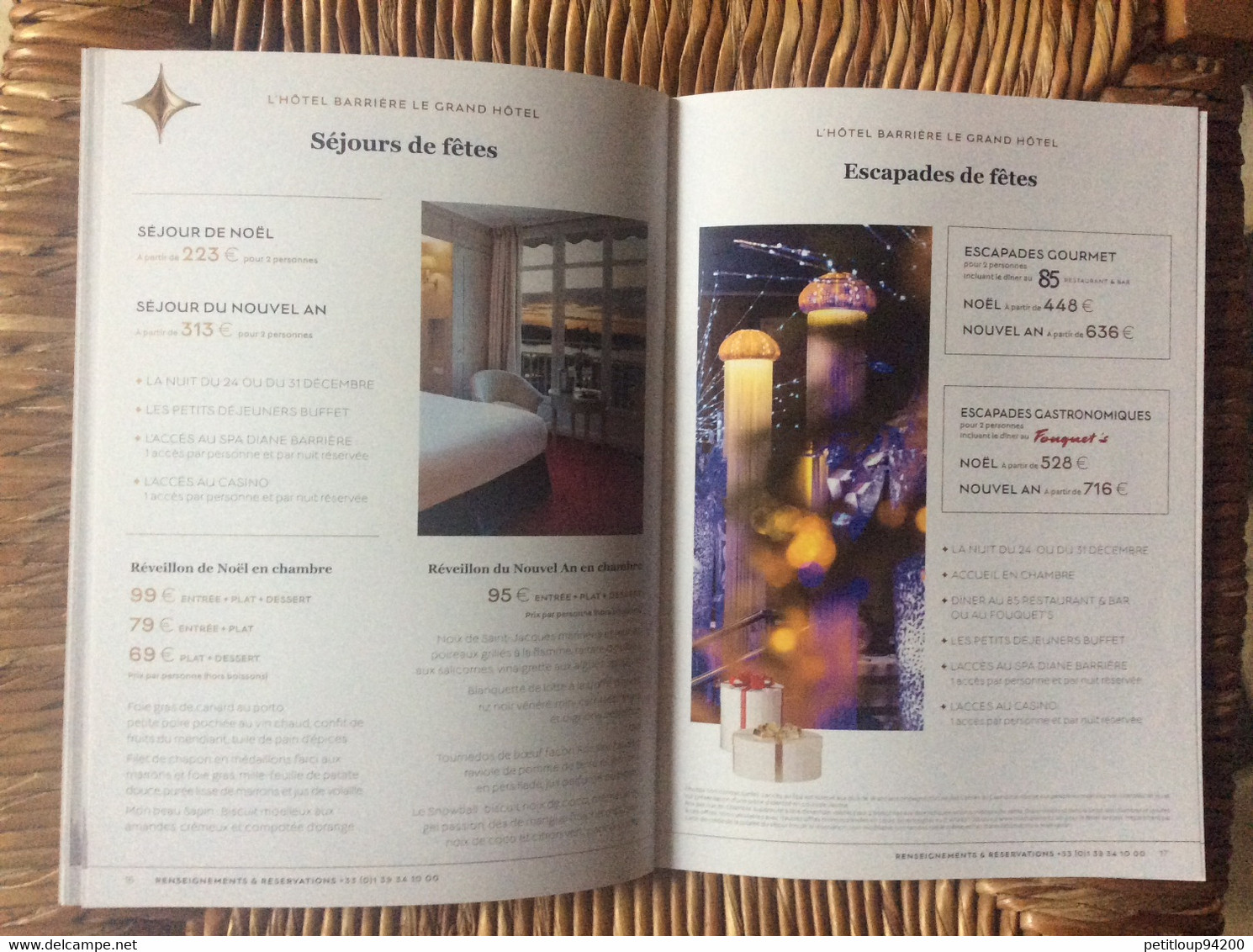 PROGRAMME Guide des Réveillons 2022  CASINO BARRIÈRE Resort  FOUQUET’S   BACCARA   PEARL’S   Enghien-Les-Bains