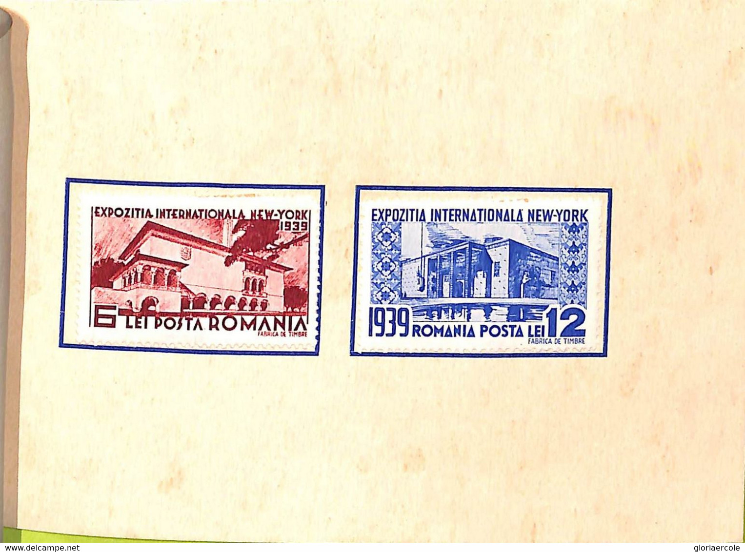 Ac6475 - ROMANIA - Postal History - Official STAMP BOOKLET  1939 - Other & Unclassified