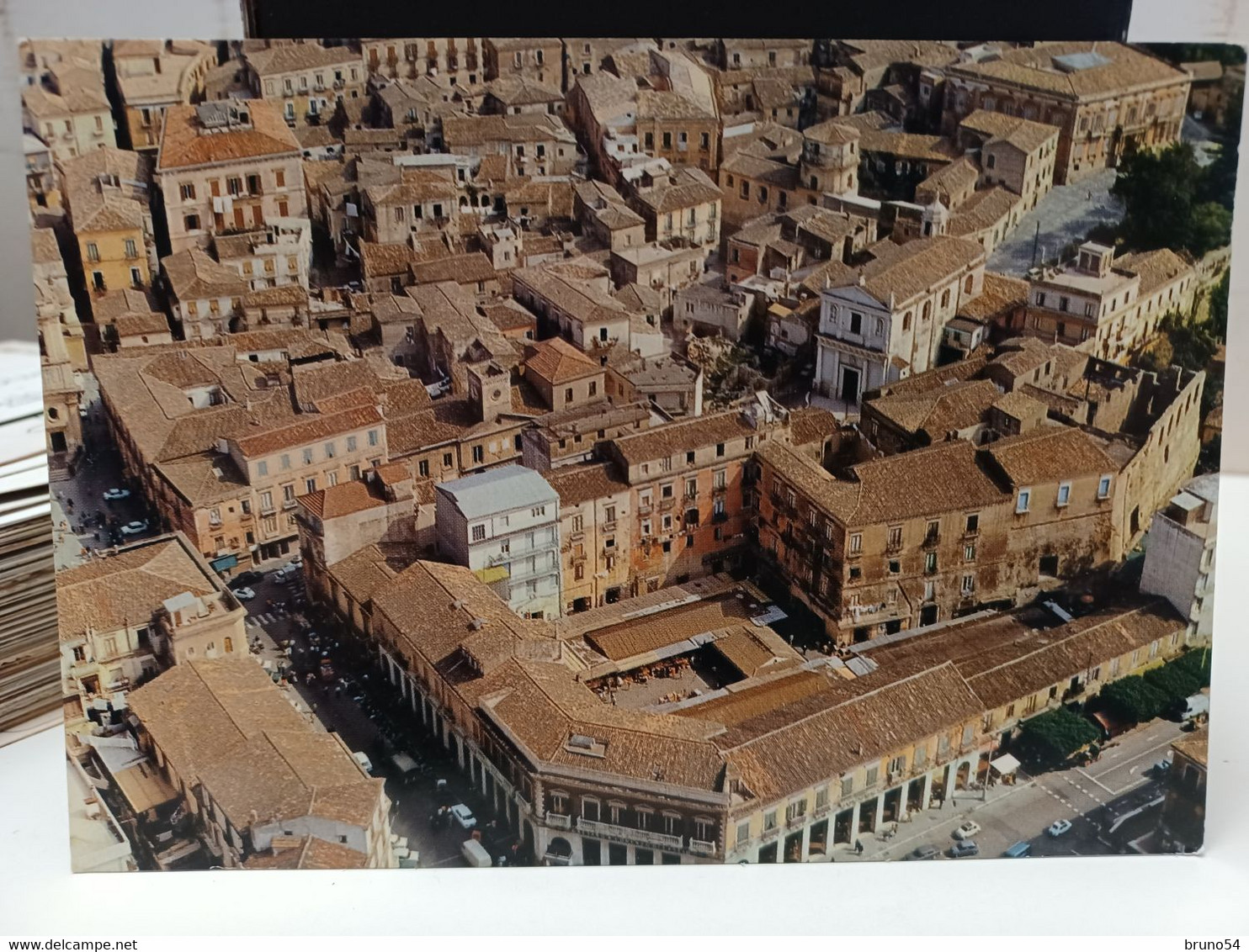 Cartolina Crotone Veduta Aerea Della Città Vecchia - Crotone