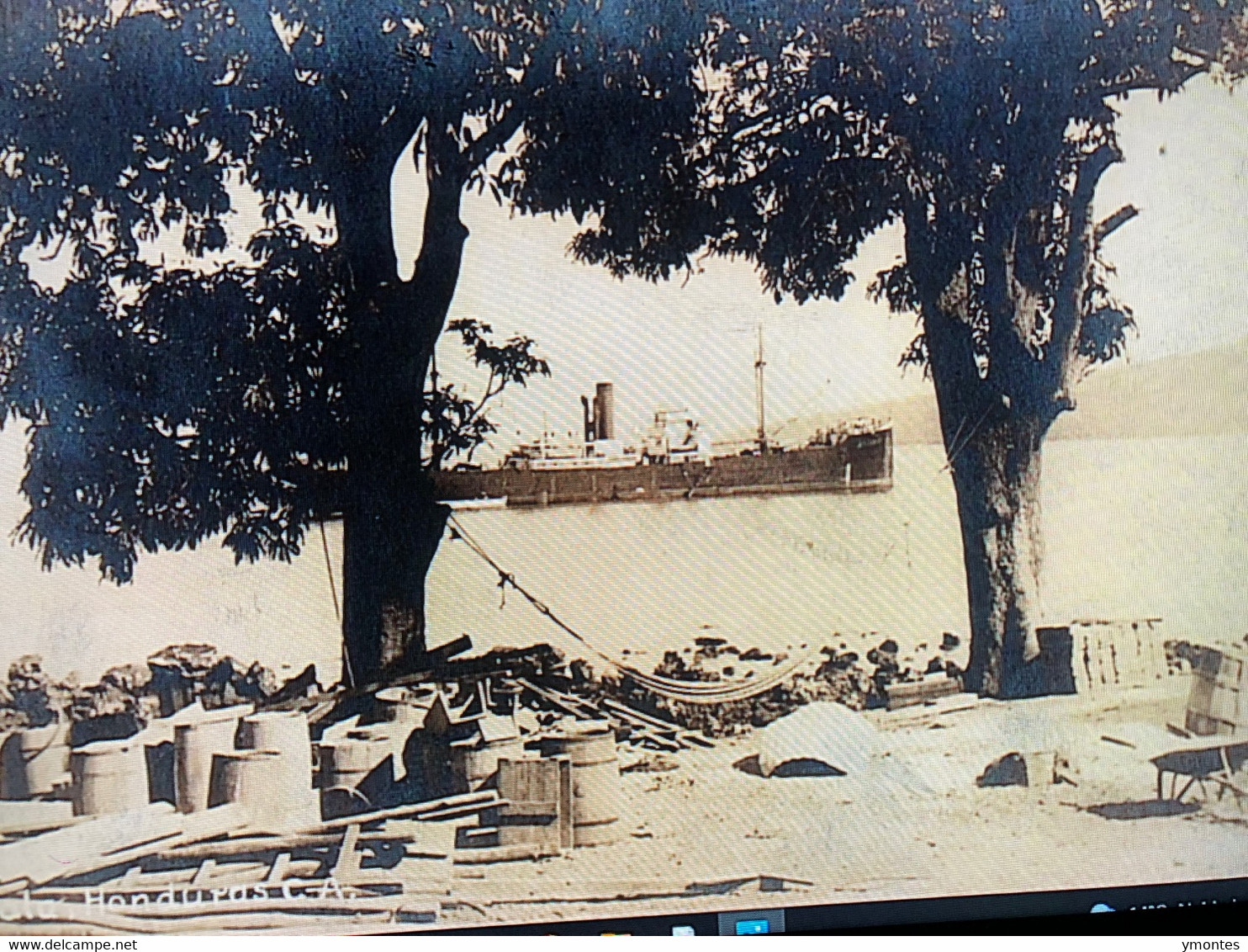 Ship In Amapala 1937 - Honduras